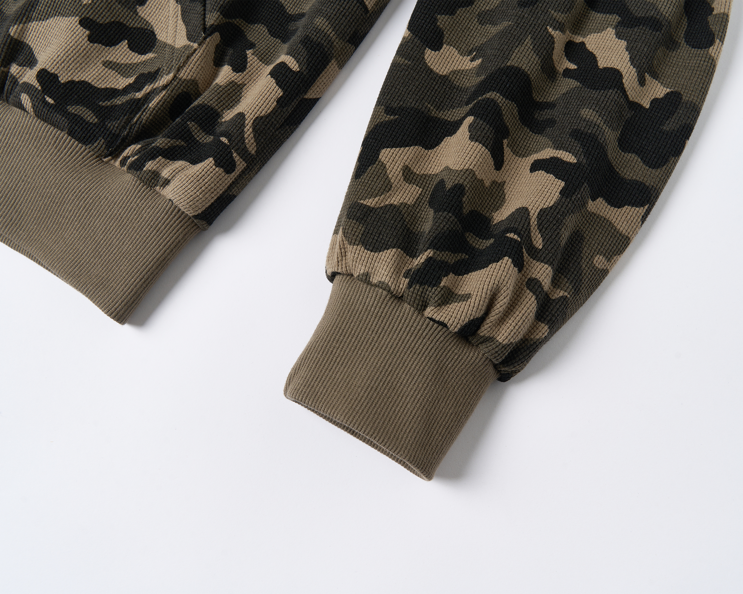 SAVAGEGROWTHWORLD Reversible Camo Waffle Hooded Jacket, premium urban and streetwear designers apparel on PROJECTISR.com, SAVAGEGROWTHWORLD