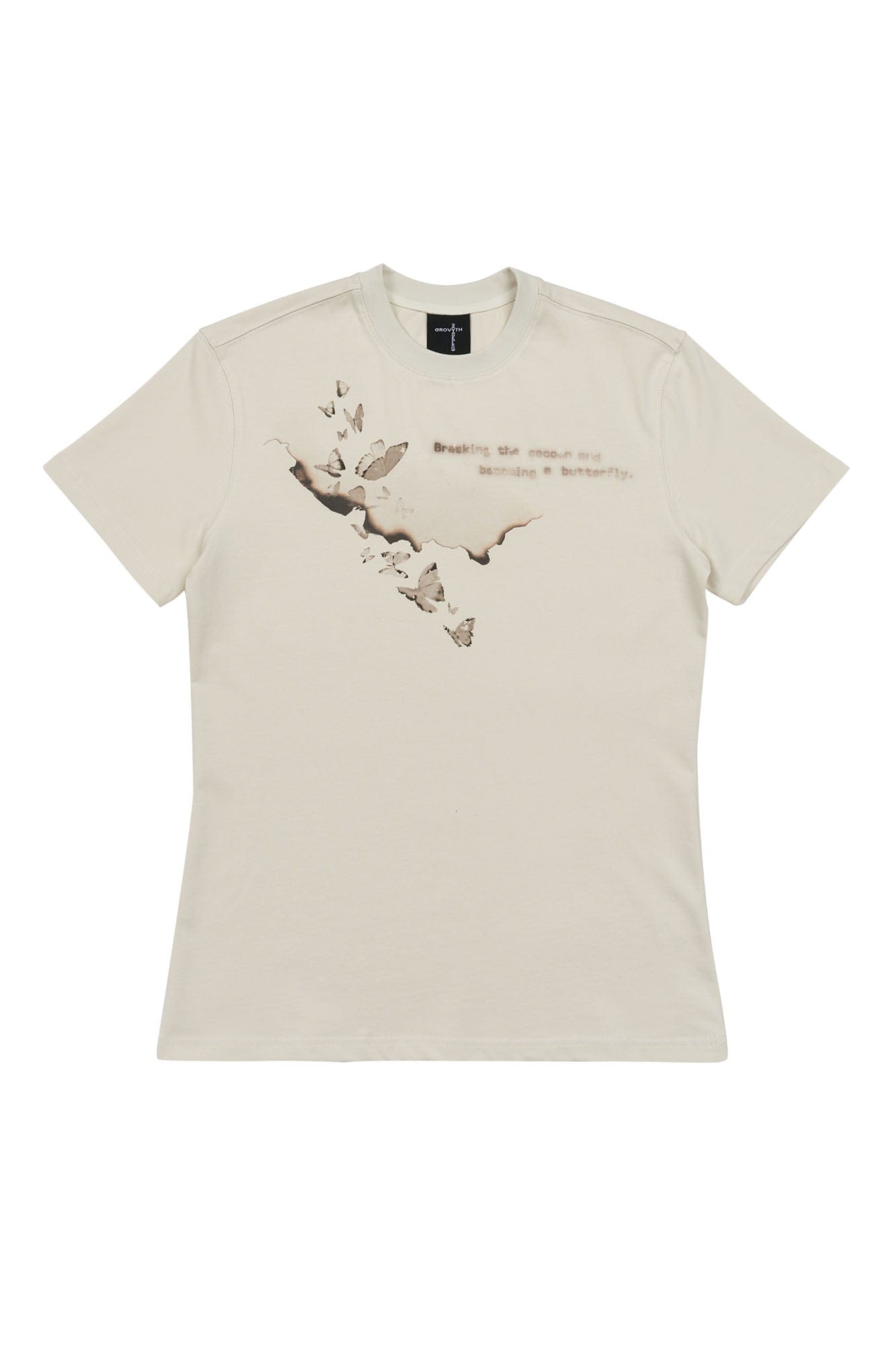 SAVAGEGROWTHWORLD Burnt Butterfly Graphic T-Shirt, premium urban and streetwear designers apparel on PROJECTISR.com, SAVAGEGROWTHWORLD