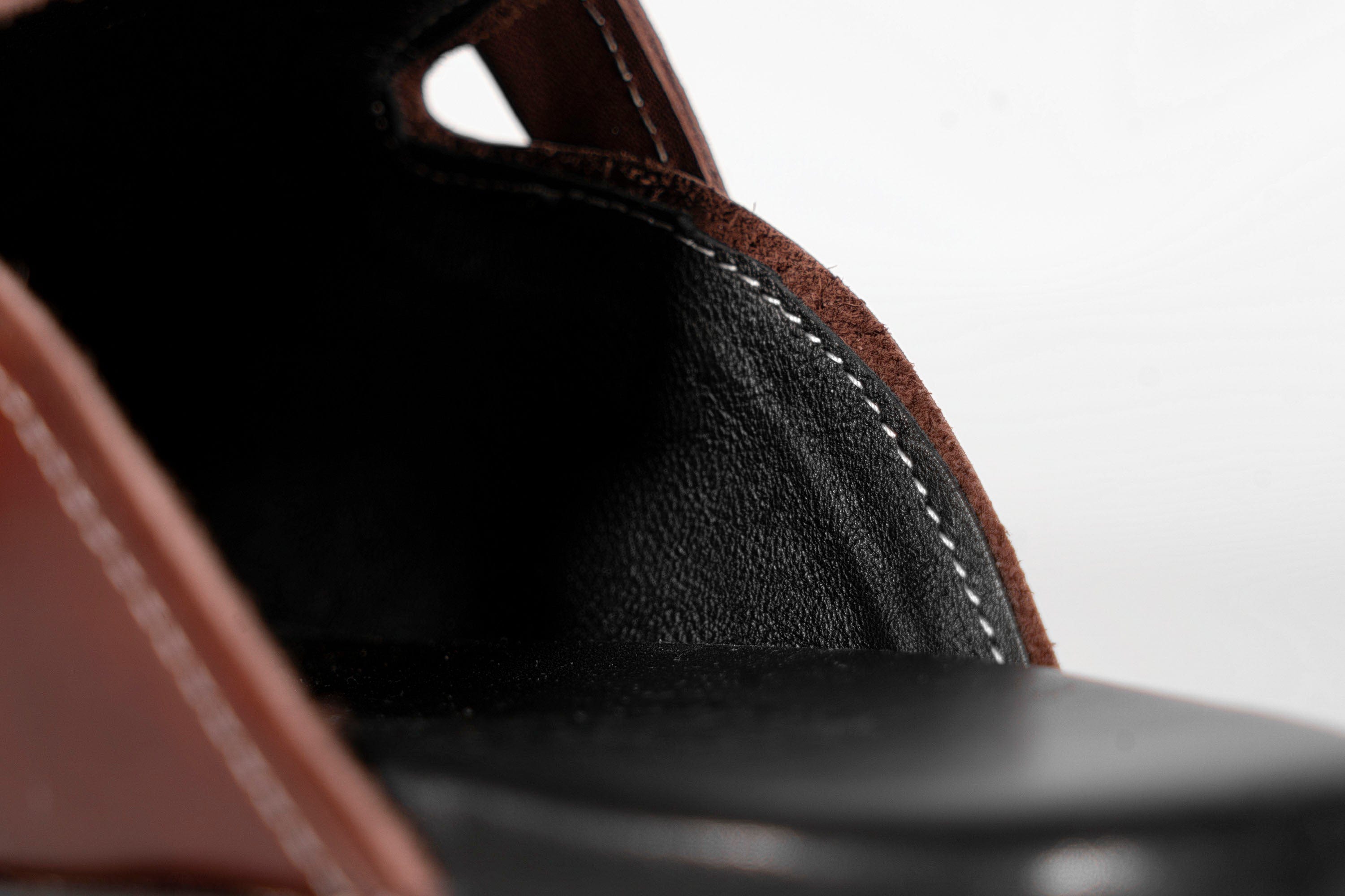 REWRITE Leaf Cowhide Sandals Brown, premium urban and streetwear designers apparel on PROJECTISR.com, REWRITE
