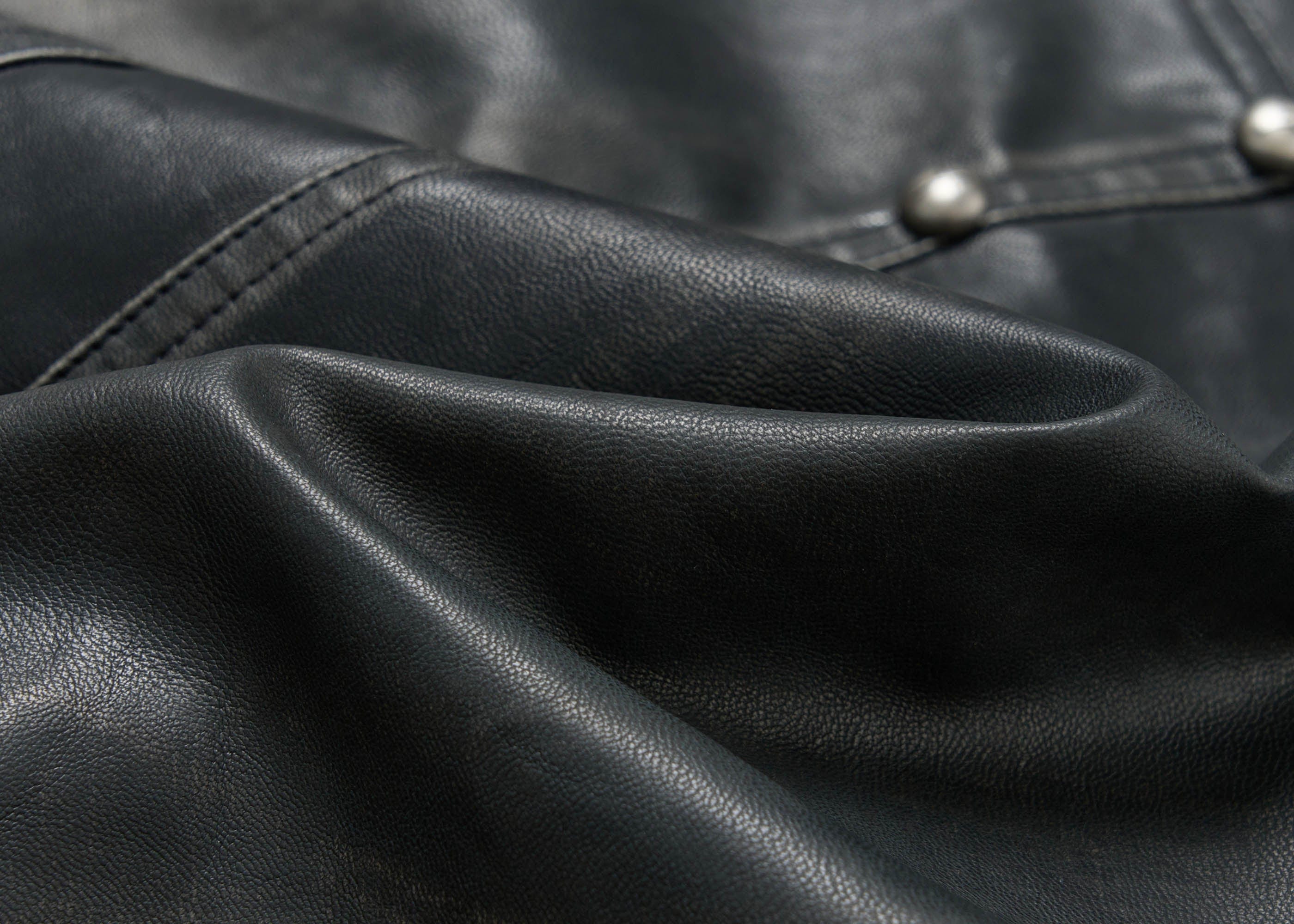 SAVAGEGROWTHWORLD Crossed Spliced Rivet Faux Leather Jacket, premium urban and streetwear designers apparel on PROJECTISR.com, SAVAGEGROWTHWORLD