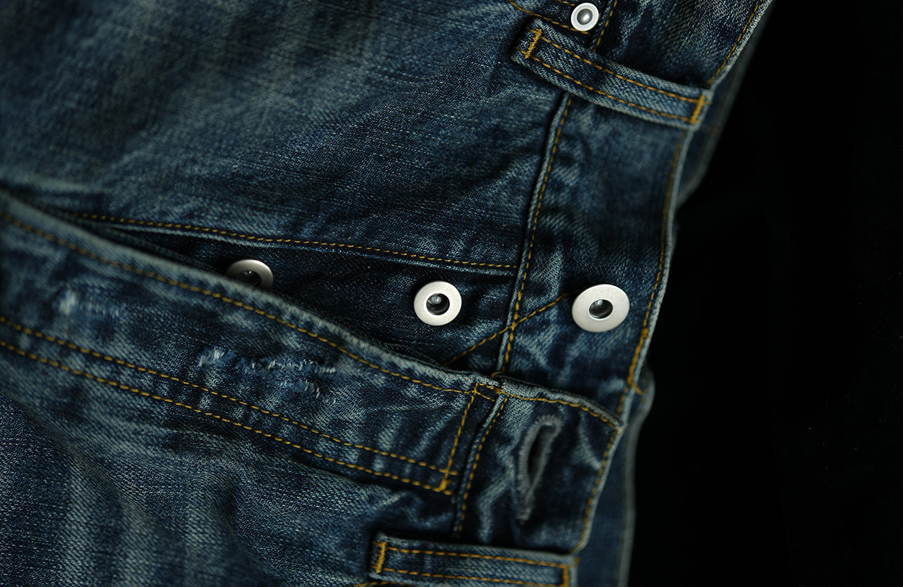 NEIGBORL Distressed Straight-Leg Jeans, premium urban and streetwear designers apparel on PROJECTISR.com, NEIGBORL