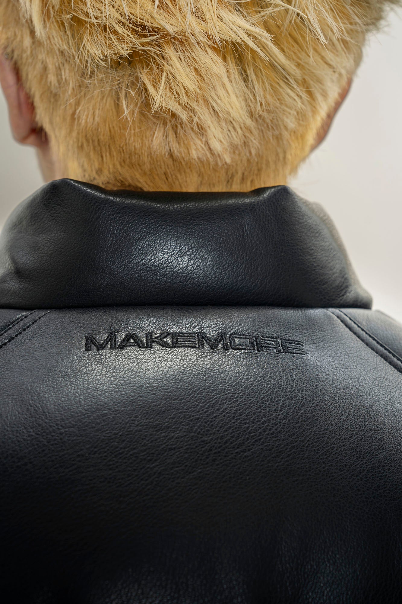 MAKEMORE Glossy PU Down Puffer Jacket