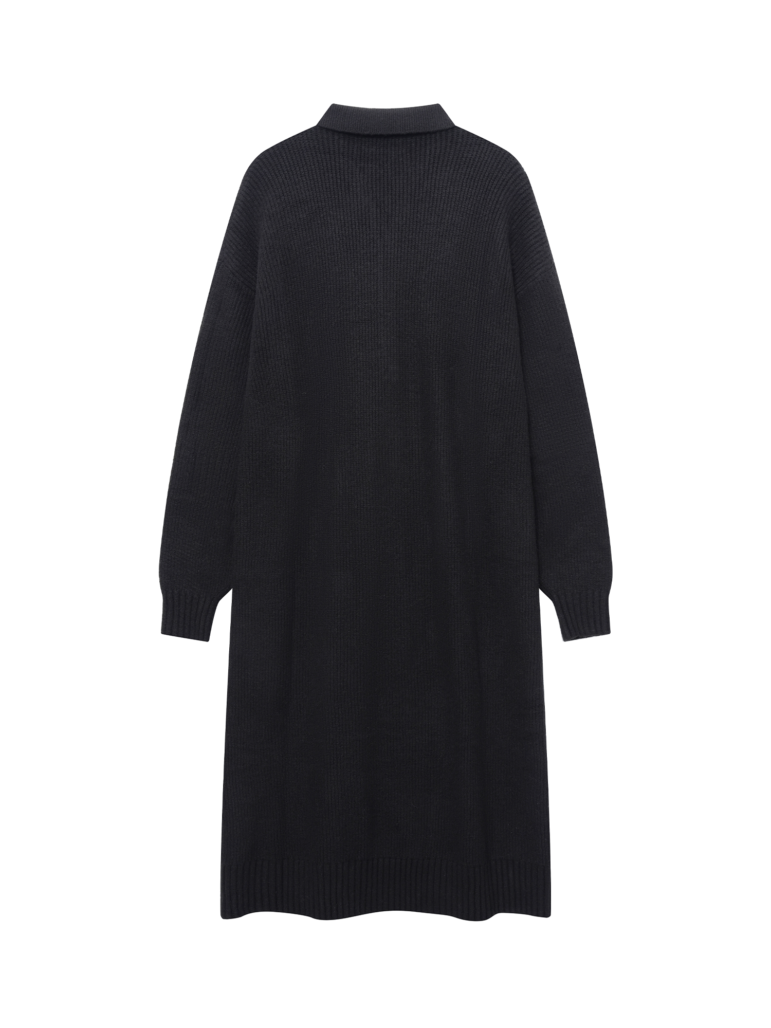 OUYANG WENJUN Half-Placket Oversized Sweater, premium urban and streetwear designers apparel on PROJECTISR.com, OUYANG WENJUN