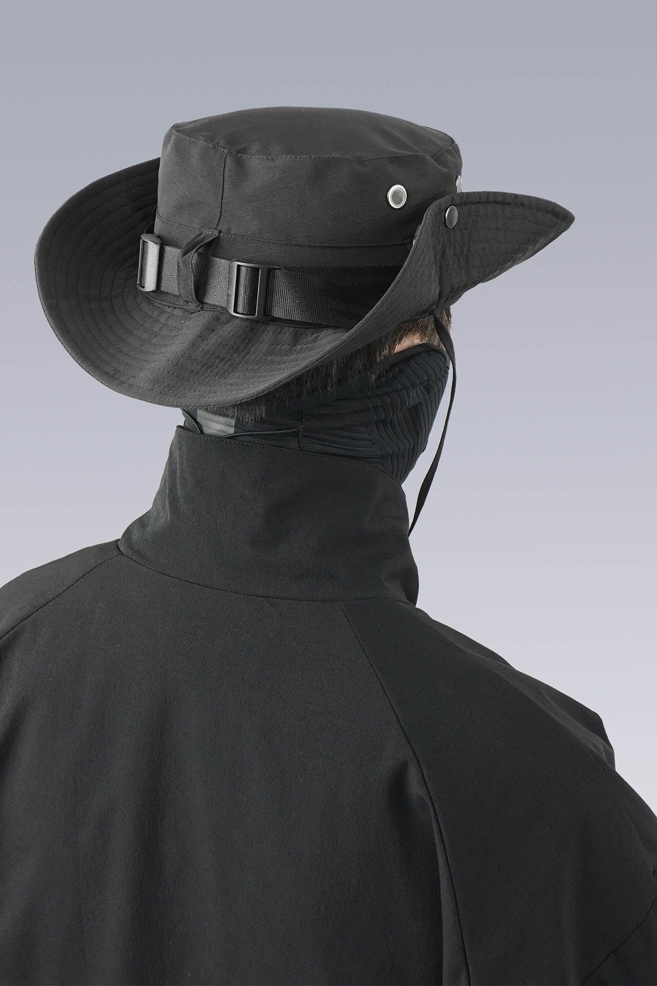 SILENSTORM Tactical Drawstring Wide-Brim Bucket Hat, premium urban and streetwear designers apparel on PROJECTISR.com, SILENSTORM