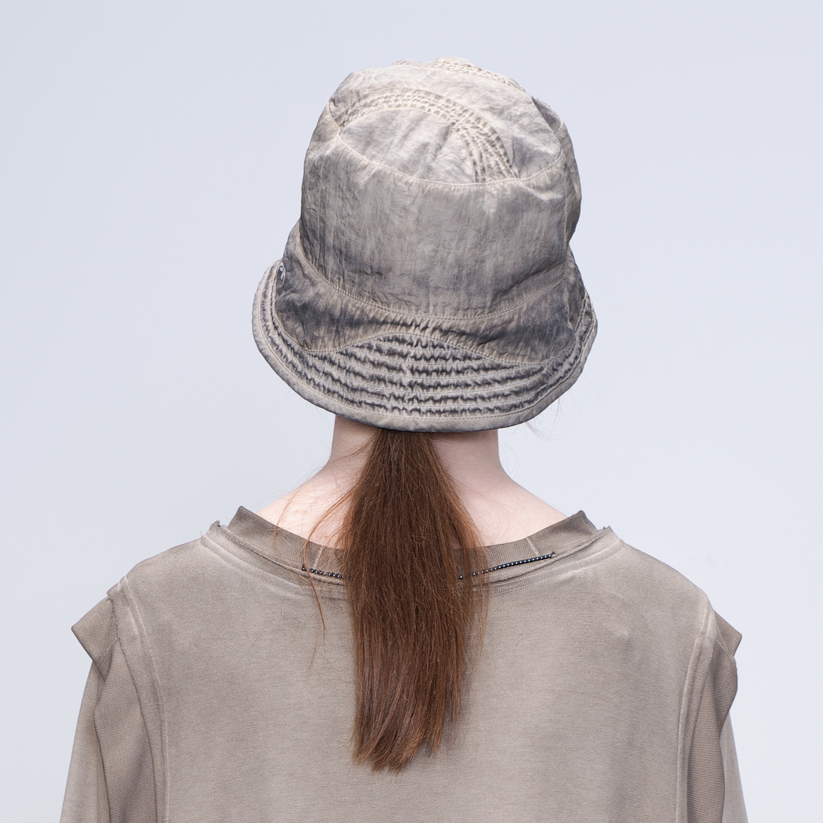 STEAM Washed Distressed Bucket Hat