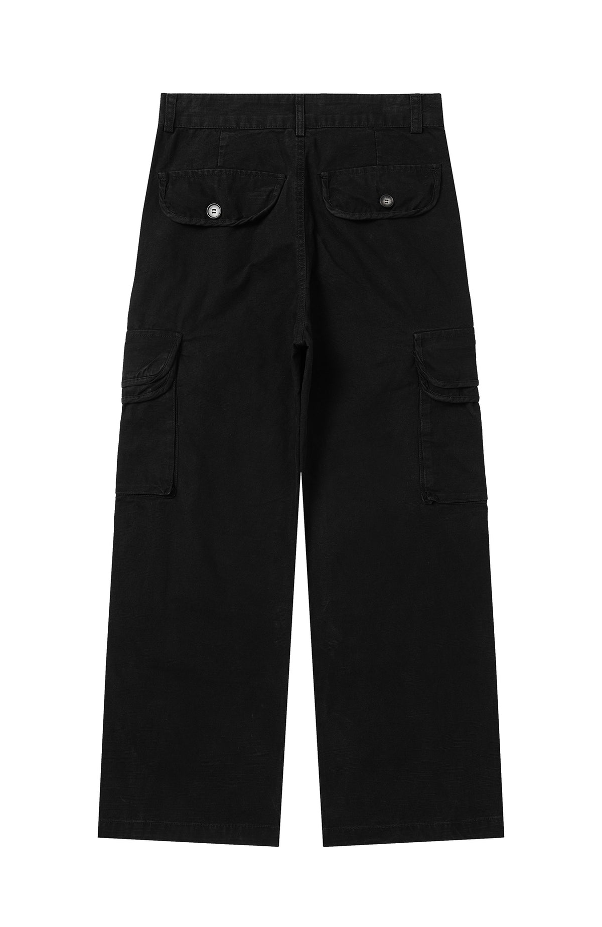 BOTANICA Washed Multi-Pocket Straight-Leg Cargo Jeans