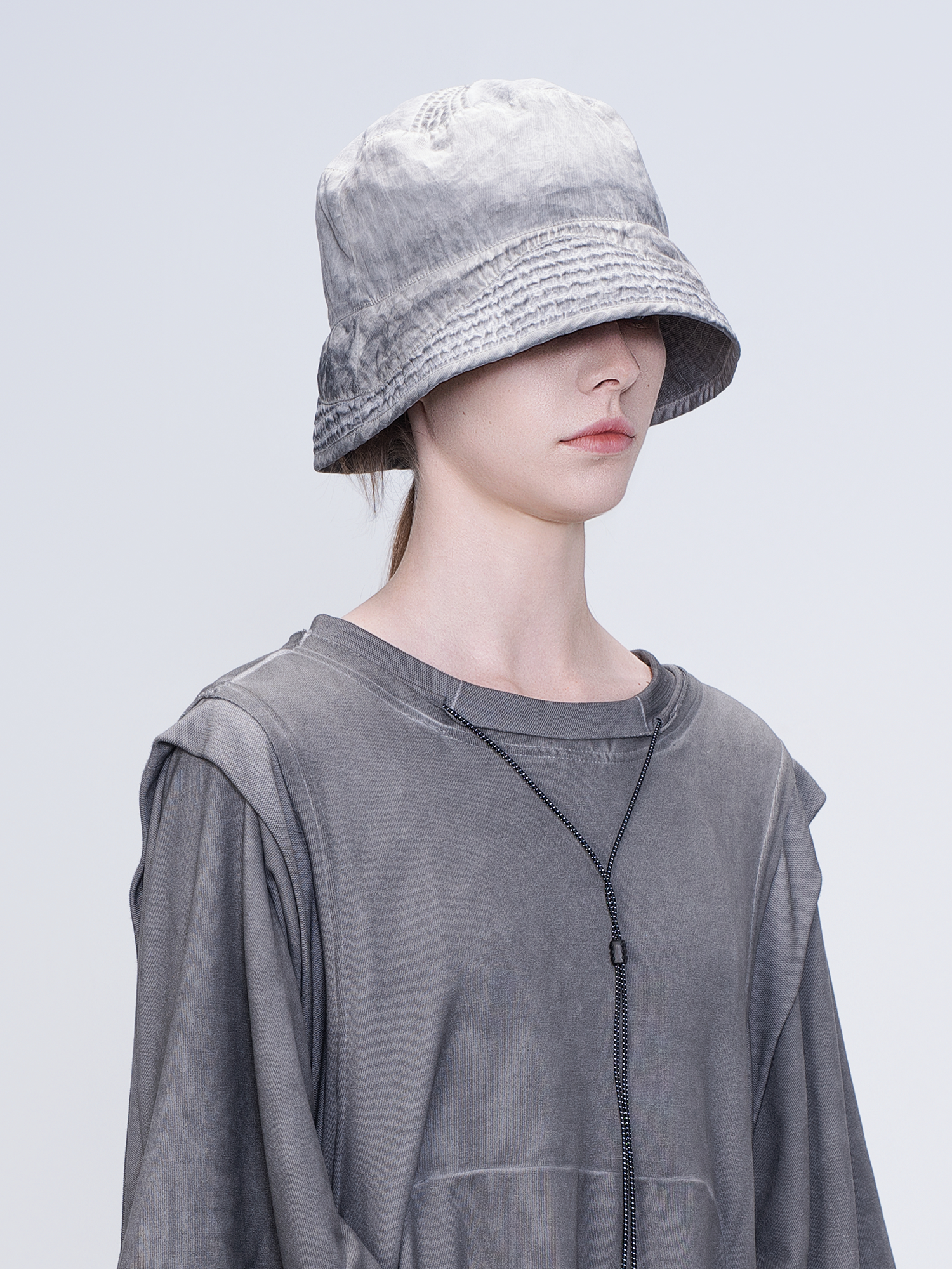 STEAM Washed Distressed Bucket Hat
