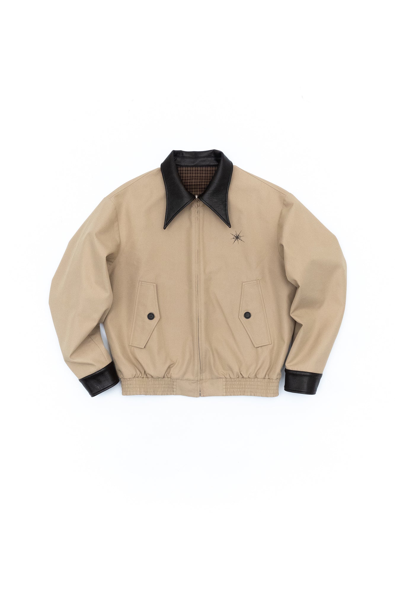 IN EXISTENCE Reversible Compass Embroidered Jacket