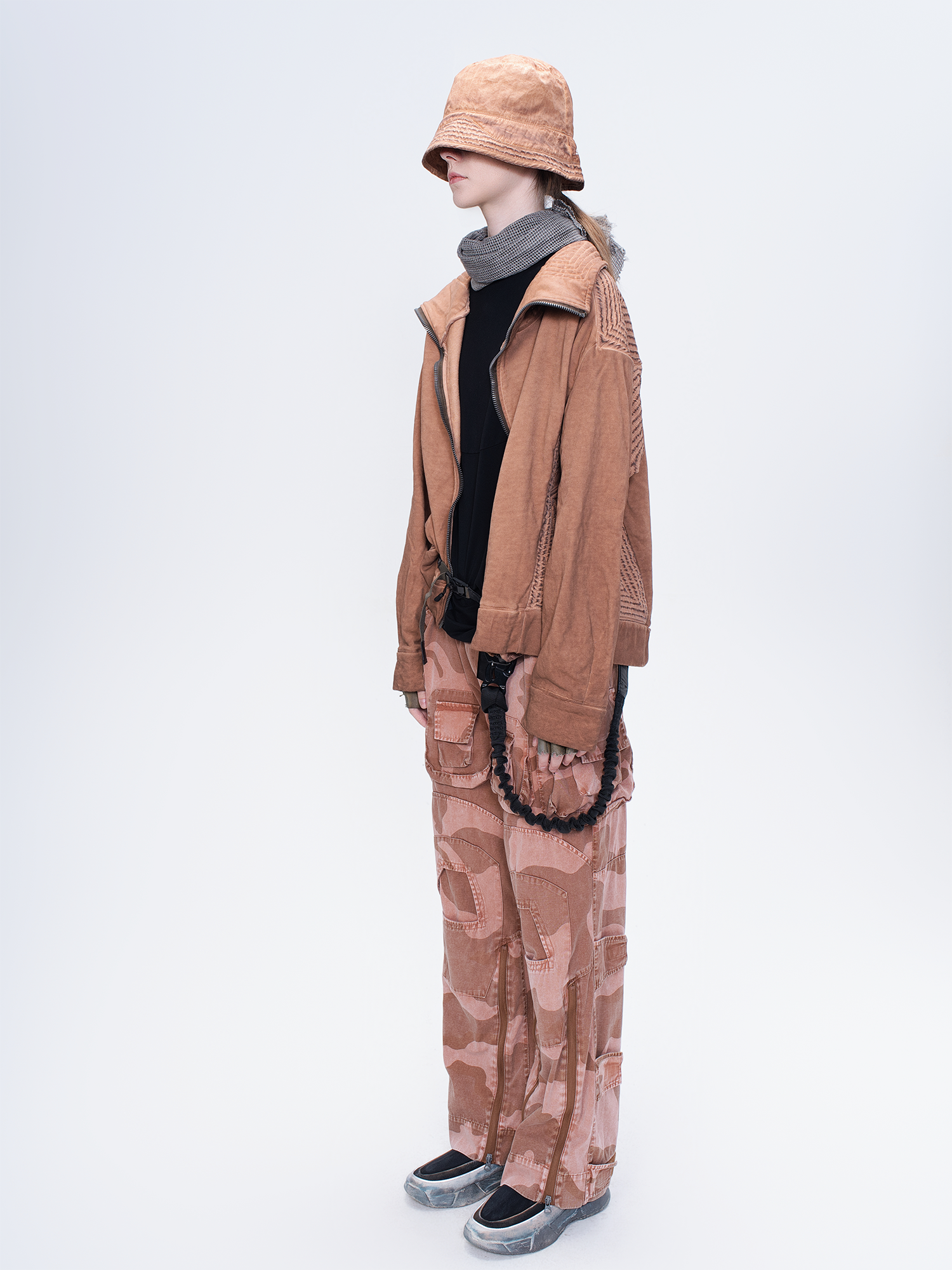 STEAM Washed Distressed Bucket Hat