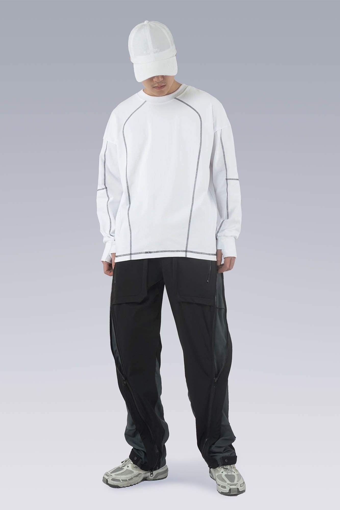 SILENSTORM Side-Zip Spliced Tactical Pants, premium urban and streetwear designers apparel on PROJECTISR.com, SILENSTORM