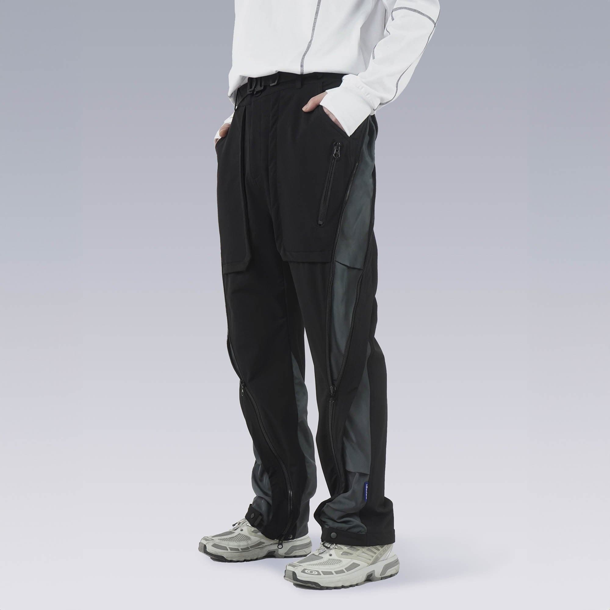 SILENSTORM Side-Zip Spliced Tactical Pants, premium urban and streetwear designers apparel on PROJECTISR.com, SILENSTORM