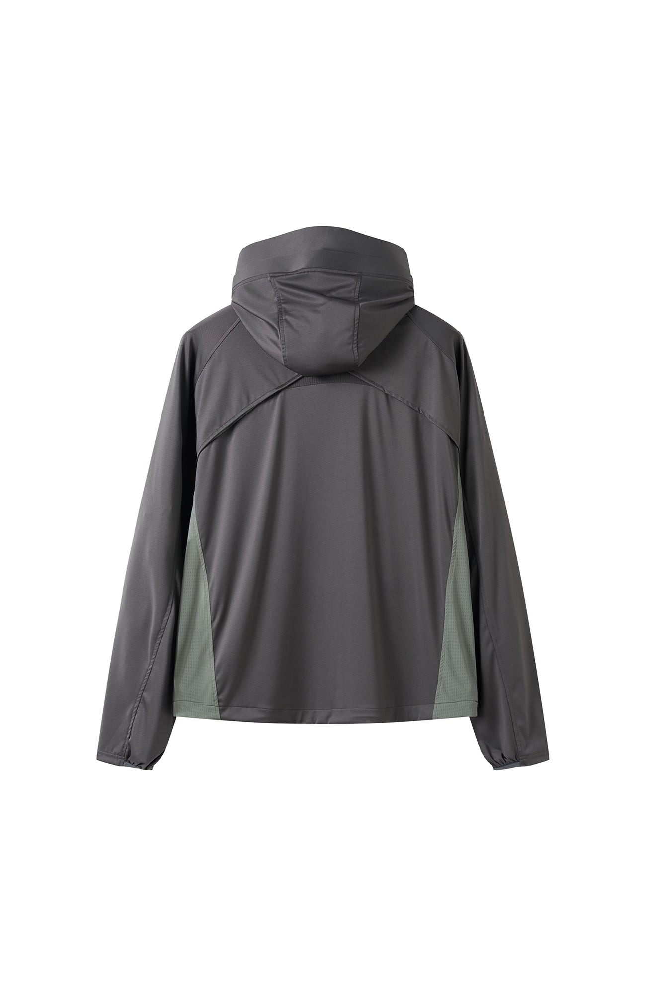 MOITIEDEPETALE Dual-Zip Cooling UV Protection Hooded Jacket