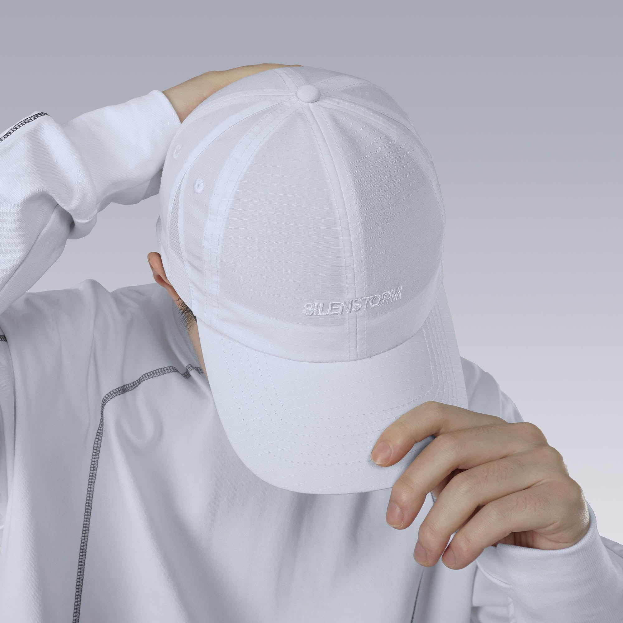 SILENSTORM Essential Spliced Cap, premium urban and streetwear designers apparel on PROJECTISR.com, SILENSTORM