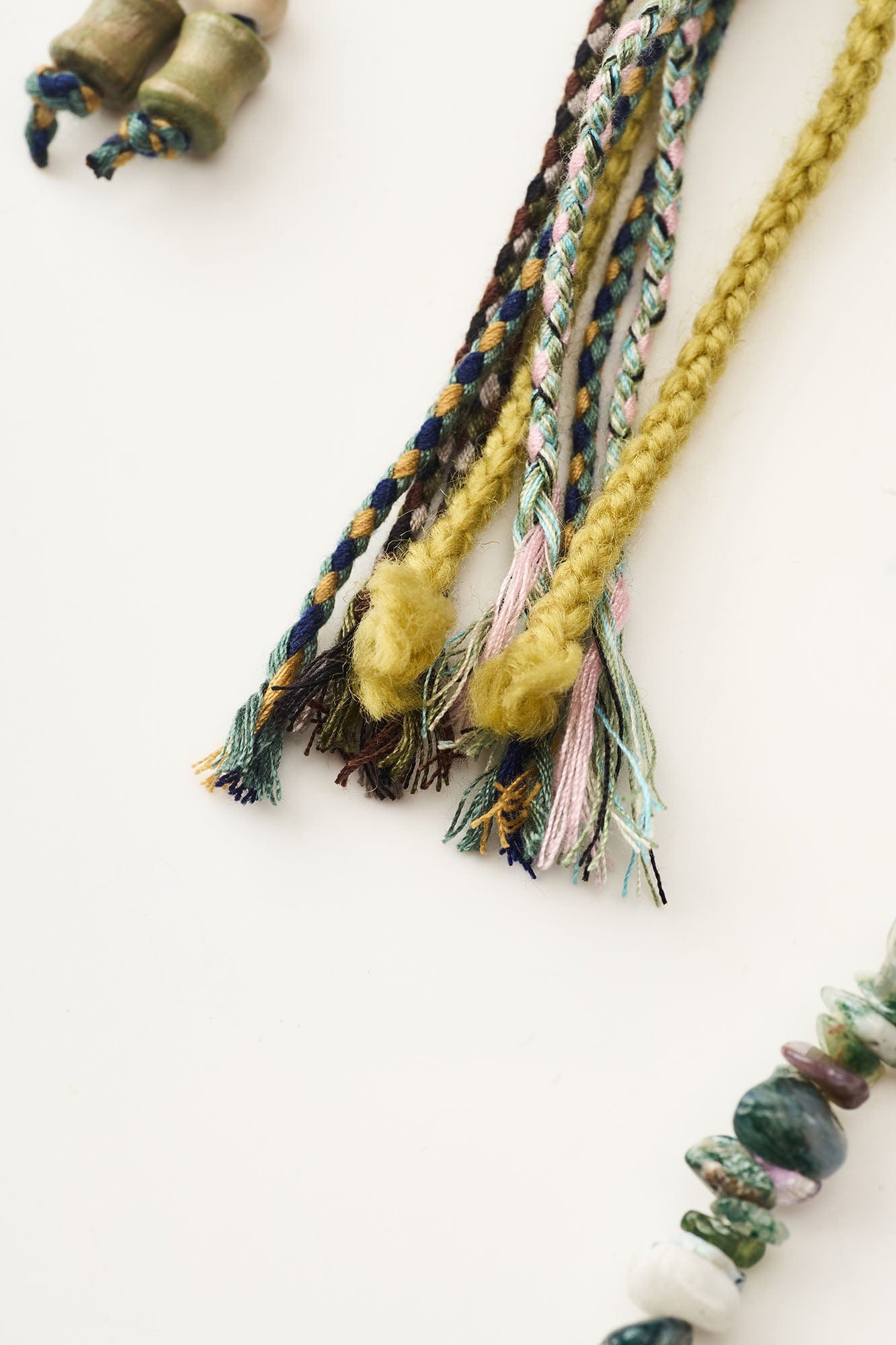 GONGHE REPUB Beaded Braided Cord Pant Chain