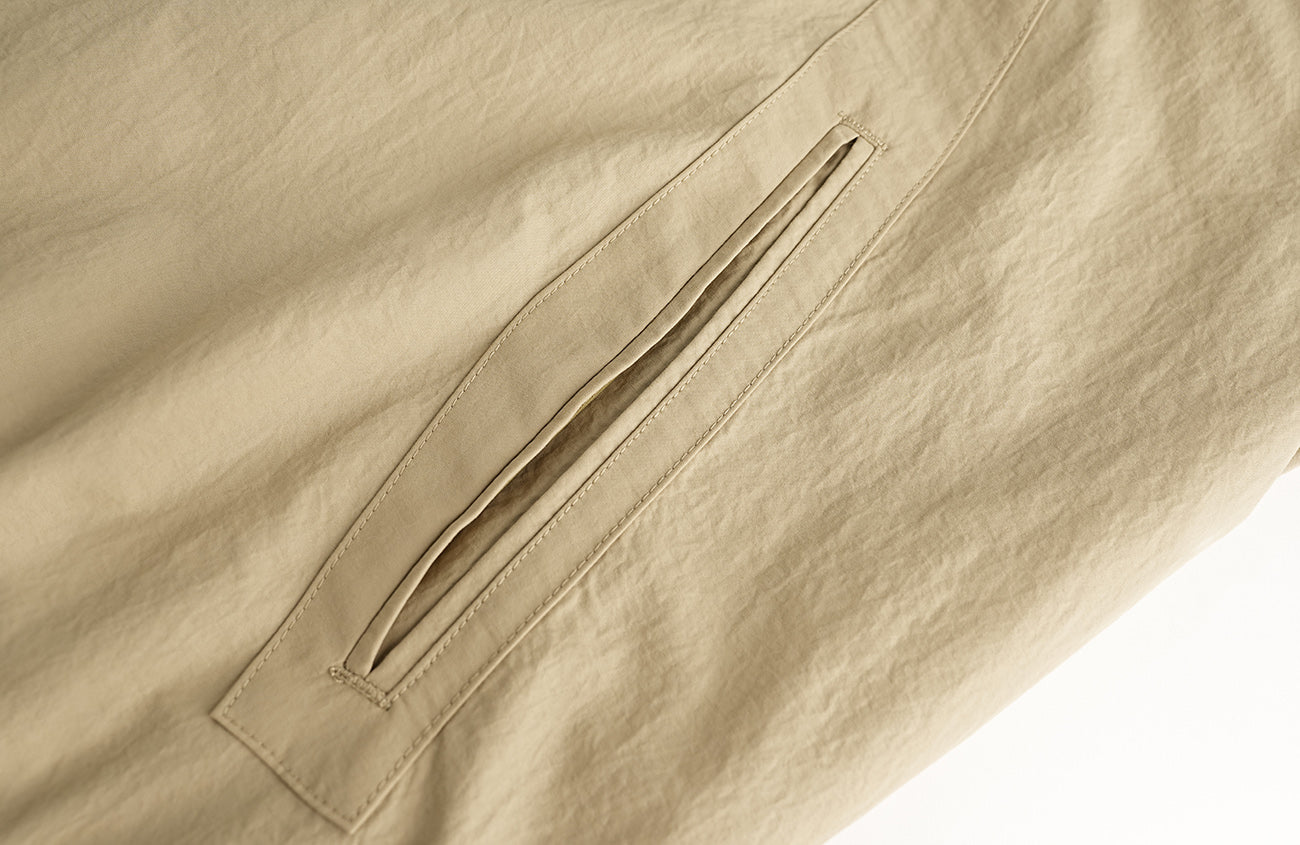 ORGANIC Ruched-Sleeve Bomber Jacket, premium urban and streetwear designers apparel on PROJECTISR.com, ORGANIC EMOTION