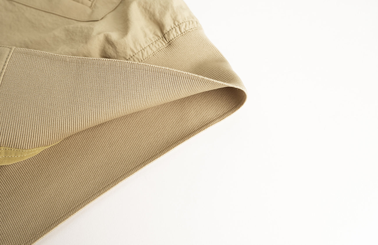 ORGANIC Ruched-Sleeve Bomber Jacket, premium urban and streetwear designers apparel on PROJECTISR.com, ORGANIC EMOTION