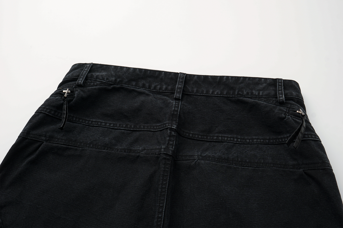 AVINMADE Slub Canvas Zippered Cargo Pants