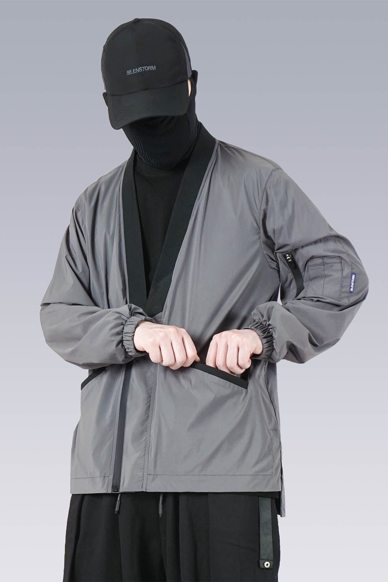 SILENSTORM Functional Kimono Jacket, premium urban and streetwear designers apparel on PROJECTISR.com, SILENSTORM