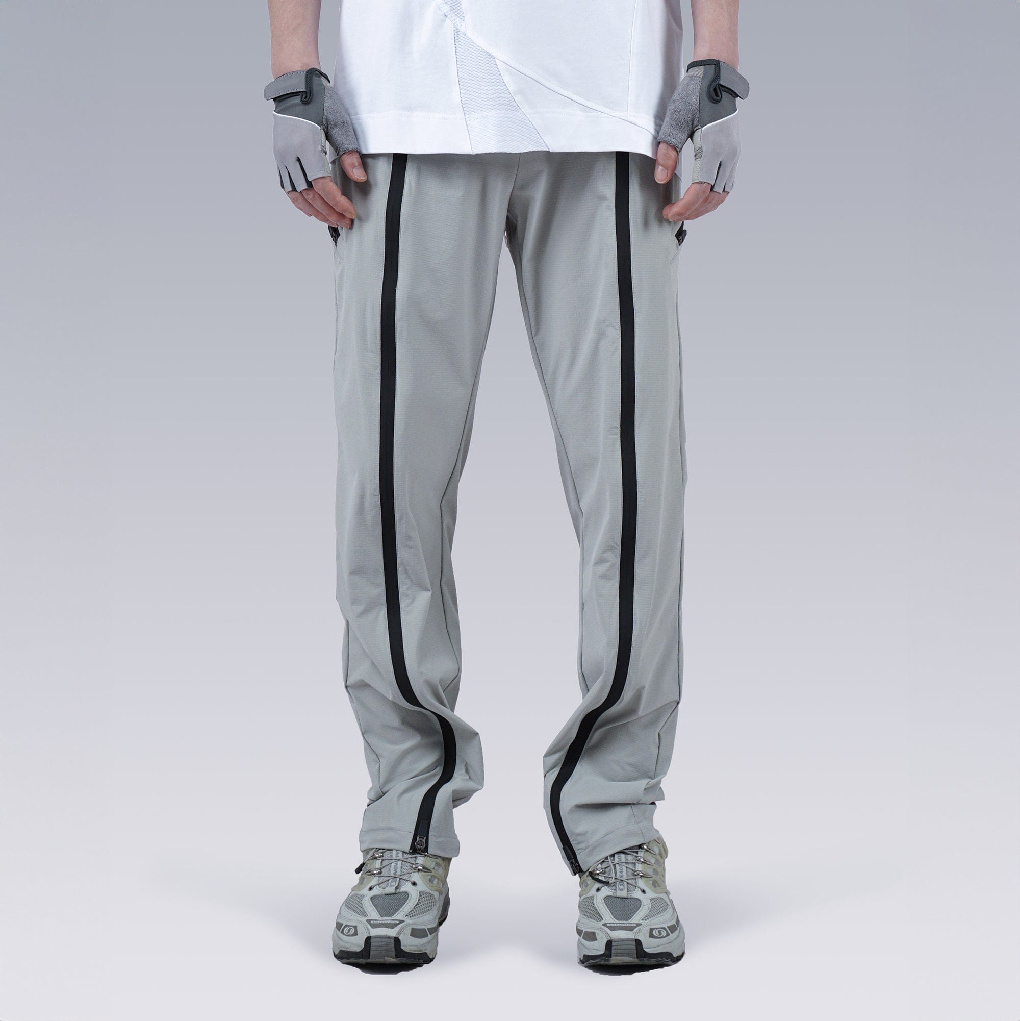 SILENSTORM Center-Zip Split Quick-Dry Pants, premium urban and streetwear designers apparel on PROJECTISR.com, SILENSTORM