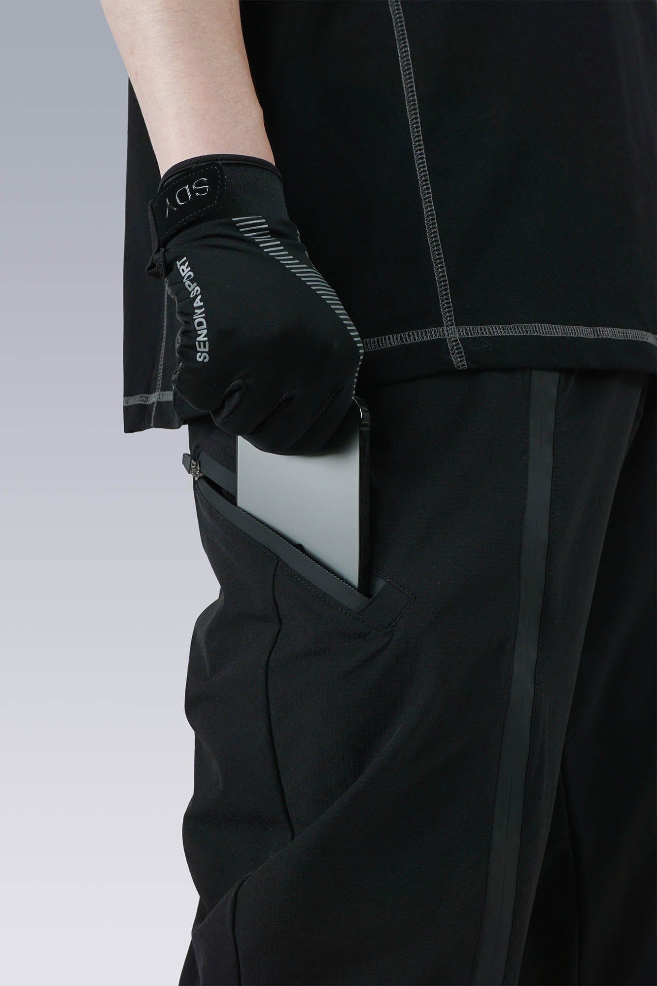 SILENSTORM Center-Zip Split Quick-Dry Pants, premium urban and streetwear designers apparel on PROJECTISR.com, SILENSTORM