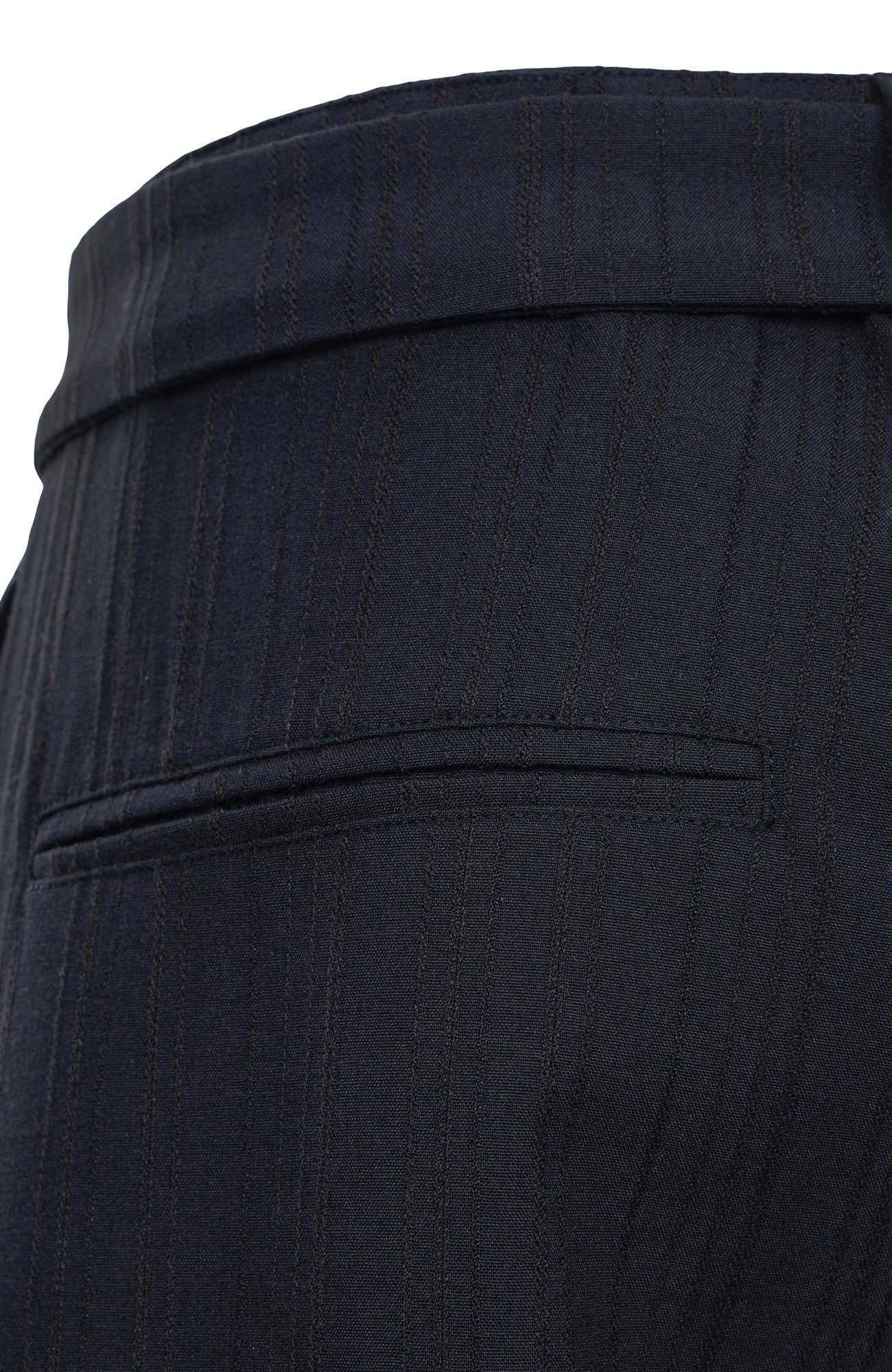 CATSSTAC Button-Closure Striped Double-Pleat Trousers, premium urban and streetwear designers apparel on PROJECTISR.com, CATSSTAC