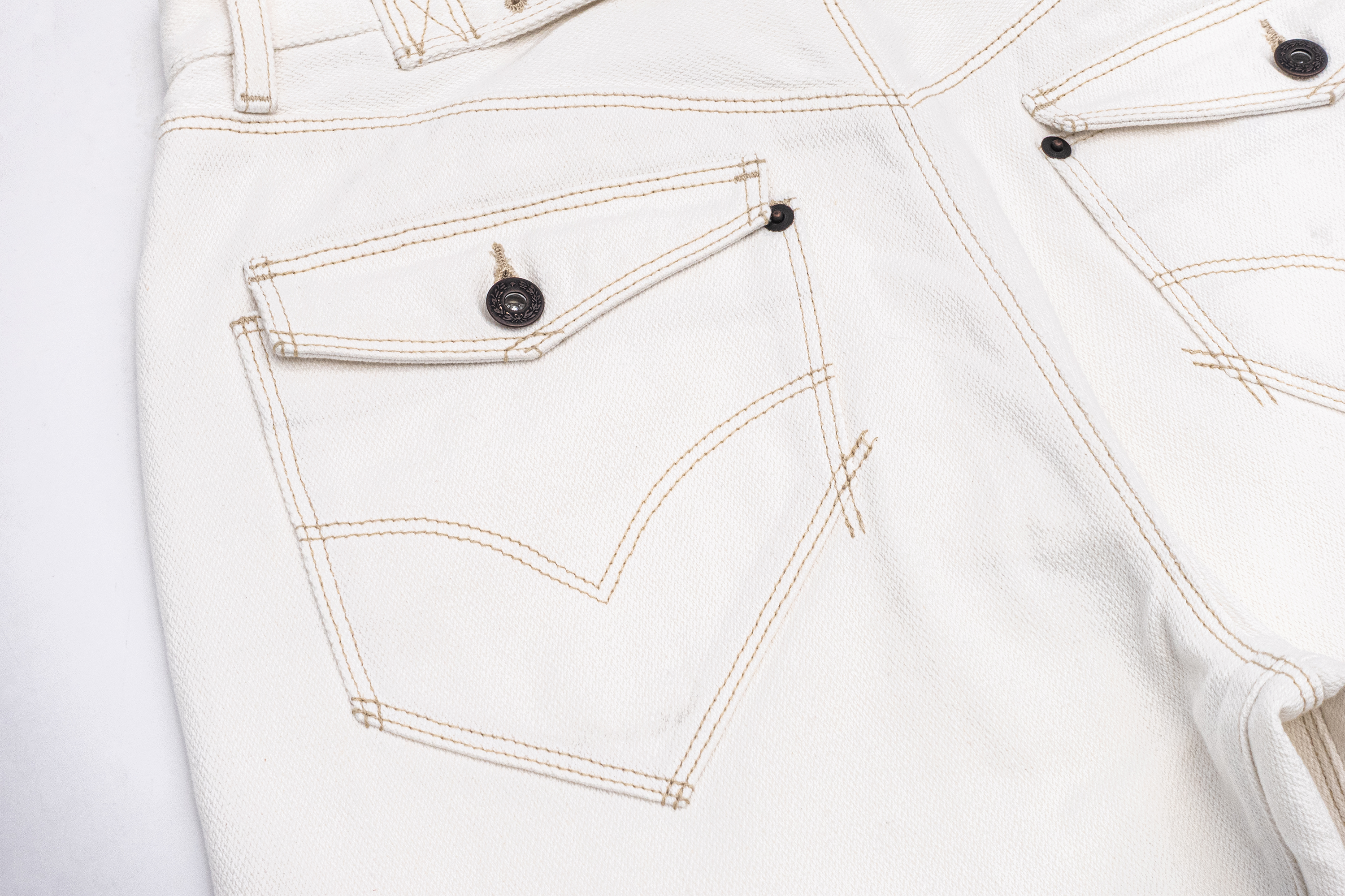 IN EXISTENCE Minimal Straight-Leg Denim Pants