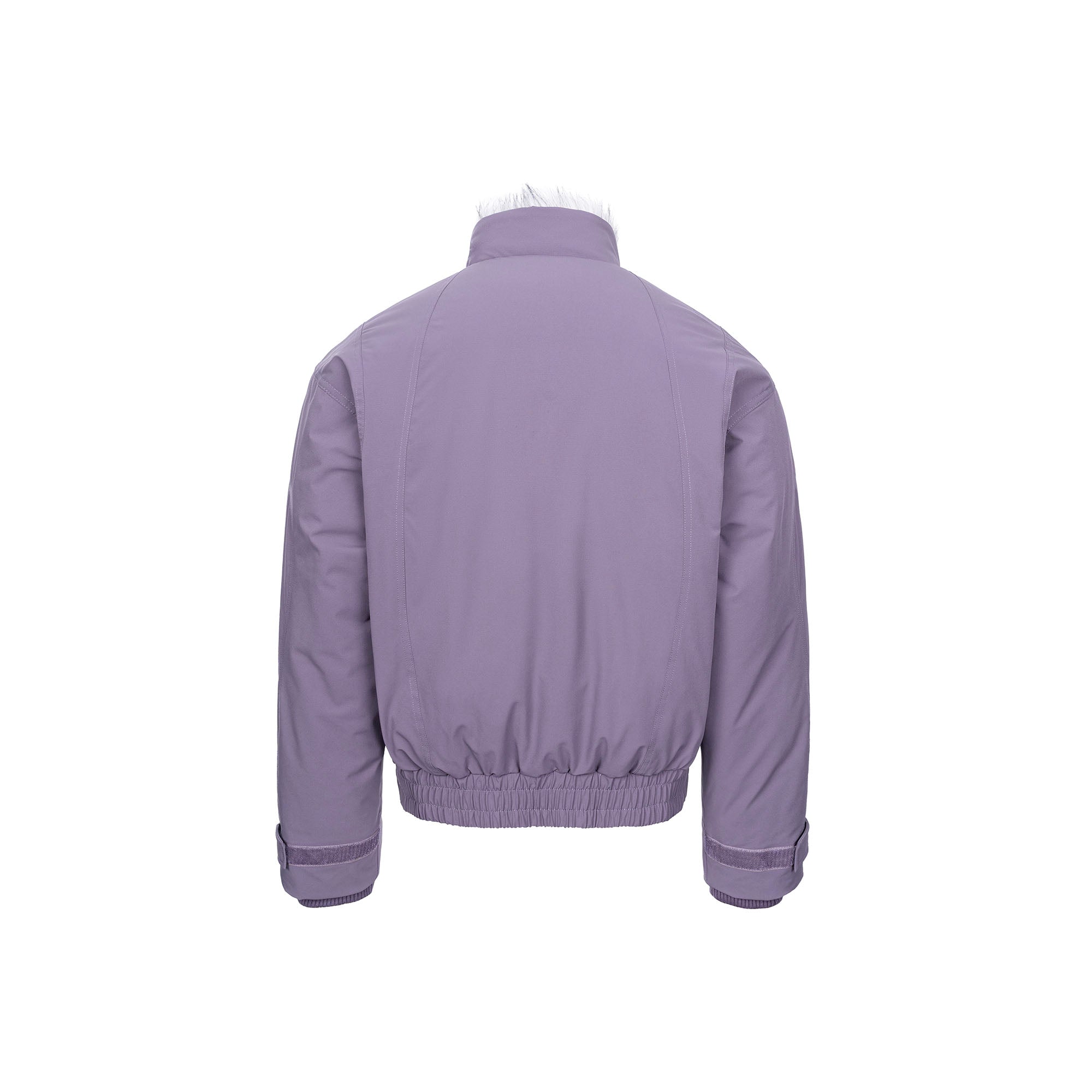 CATSSTAC Faux Fur Collar Waterproof Harrington Jacket