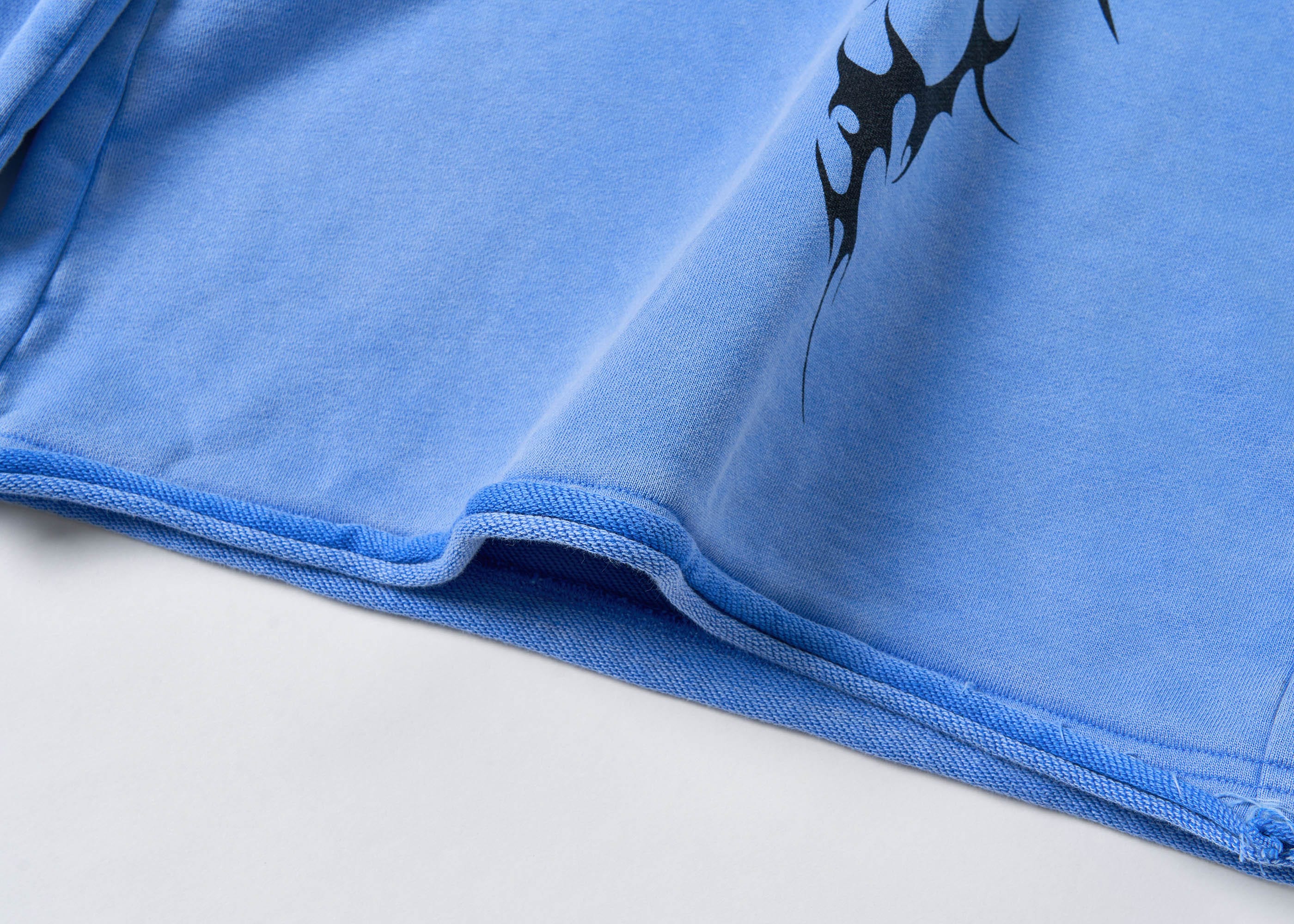SAVAGEGROWTHWORLD Thorn Washed Drawstring Shorts, premium urban and streetwear designers apparel on PROJECTISR.com, SAVAGEGROWTHWORLD