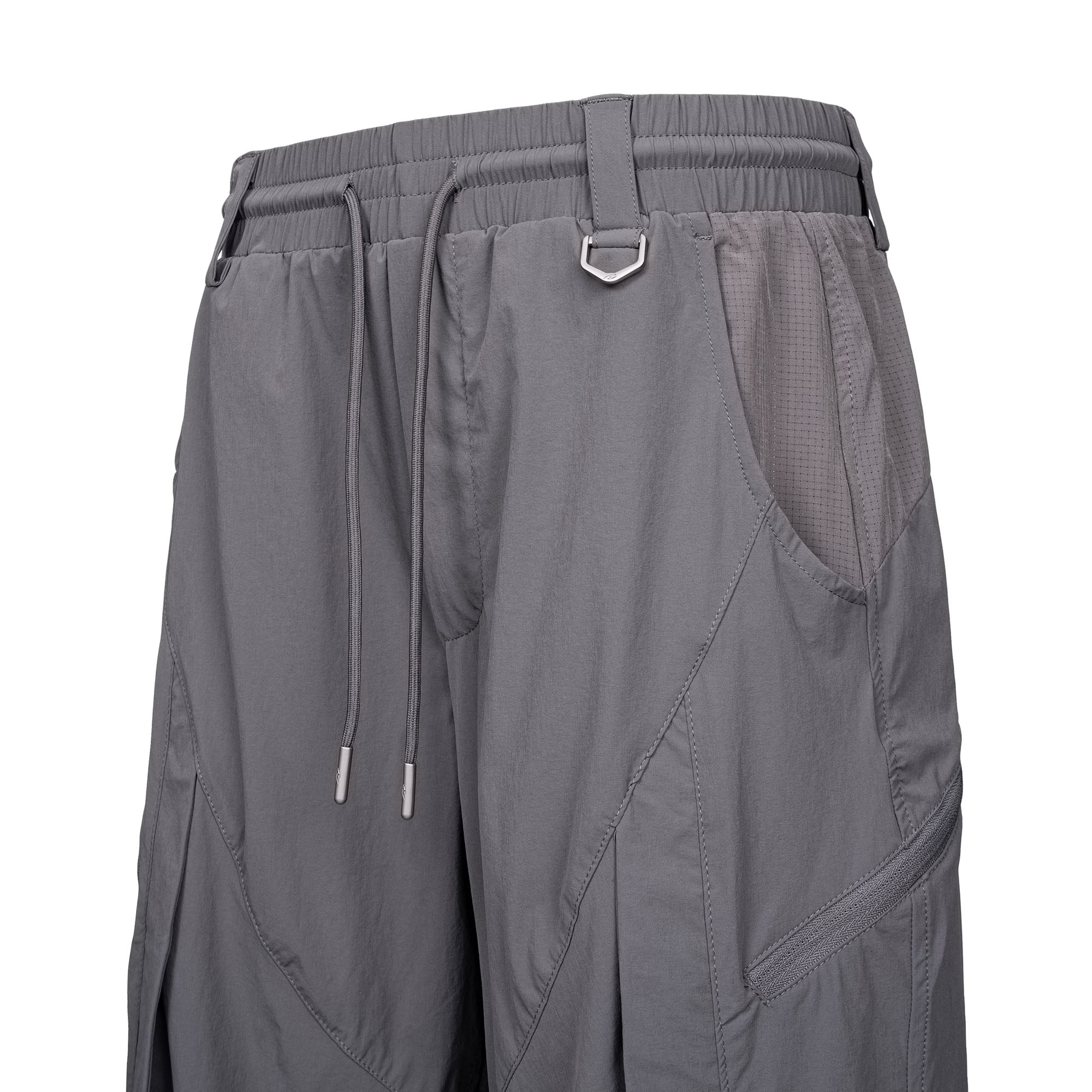 CATSSTAC Multi-Panel Layered Drawstring Pants, premium urban and streetwear designers apparel on PROJECTISR.com, CATSSTAC