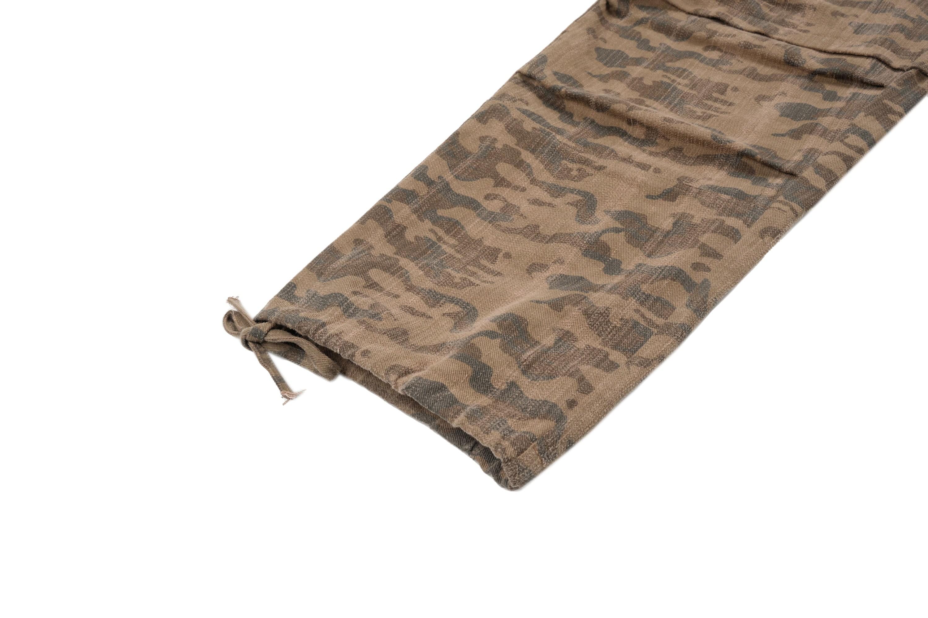 MAKEMORE Camo Multi-Pocket Panel Cargo Pants, premium urban and streetwear designers apparel on PROJECTISR.com, MAKEMORE