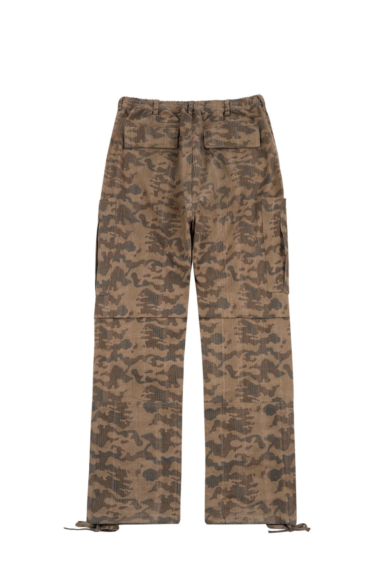 MAKEMORE Camo Multi-Pocket Panel Cargo Pants, premium urban and streetwear designers apparel on PROJECTISR.com, MAKEMORE