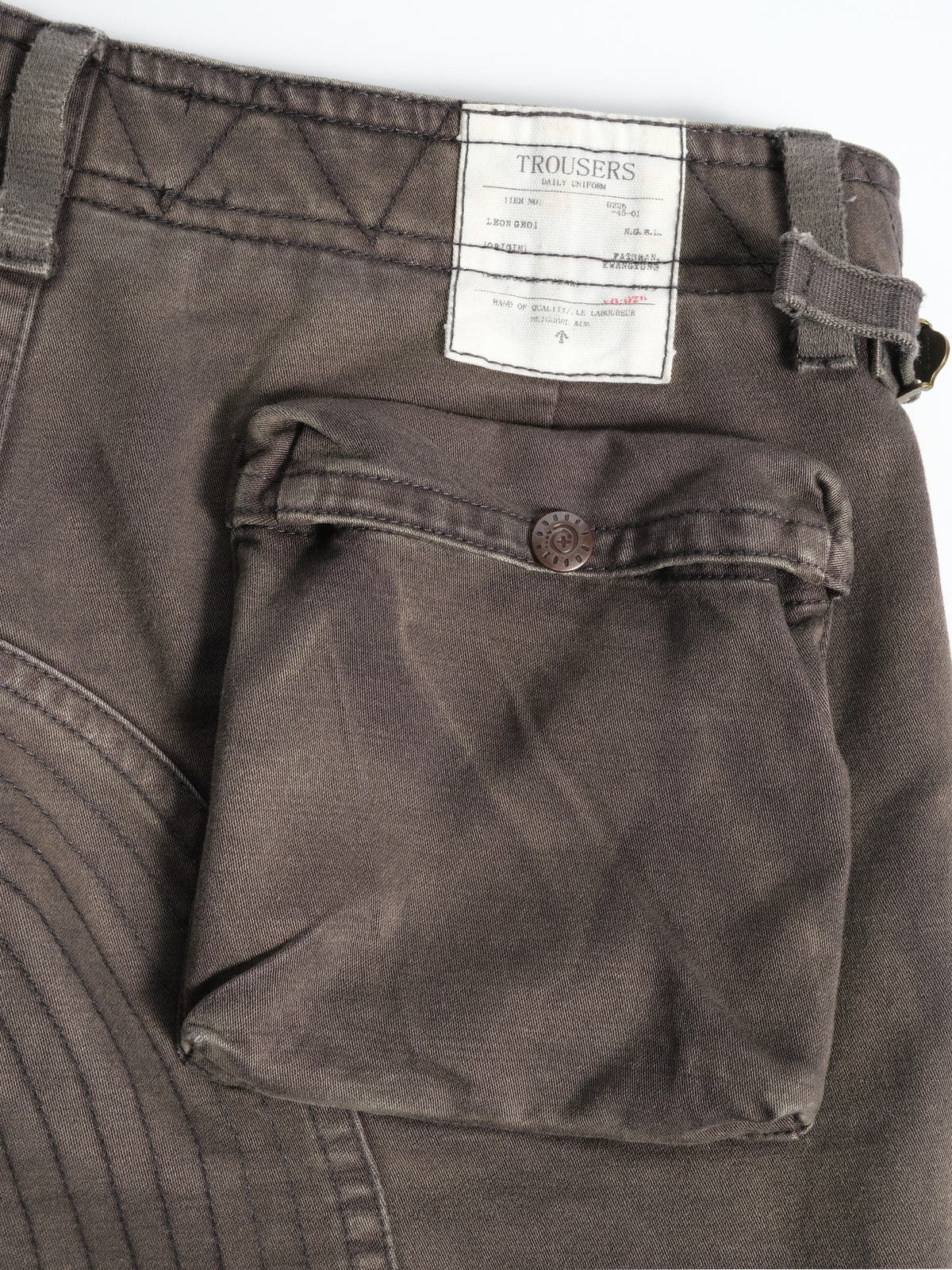 NEIGBORL Washed Cargo Pocket Pants