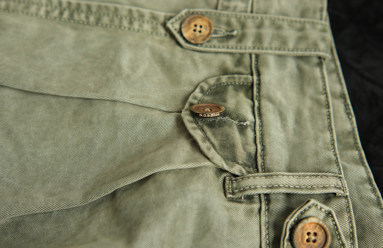 NEIGBORL Retro Washed Multi-Pocket Cargo Shorts, premium urban and streetwear designers apparel on PROJECTISR.com, NEIGBORL