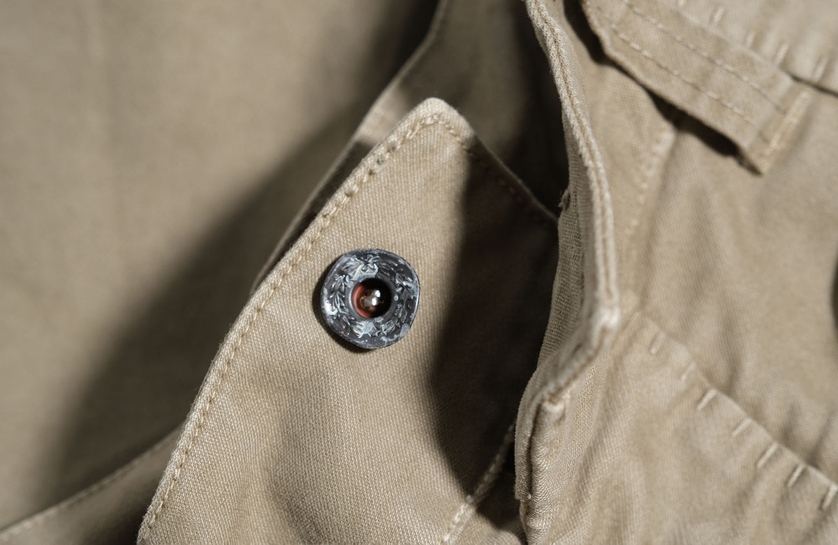 NEIGBORL Retro Washed Hand-Stitched Straight-Leg Cargo Pants