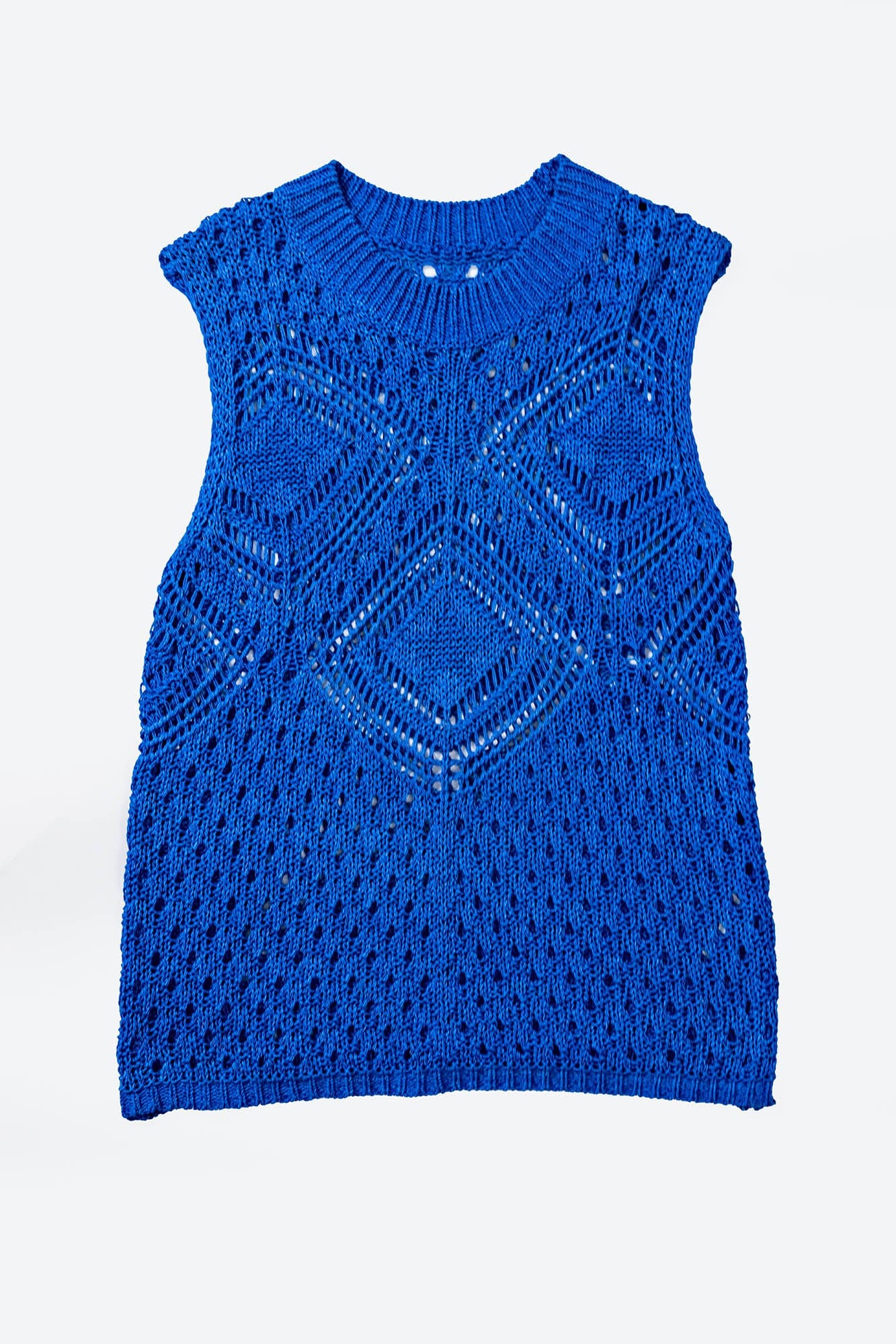 KADAKADA Geometric Crochet Vest, premium urban and streetwear designers apparel on PROJECTISR.com, KADAKADA
