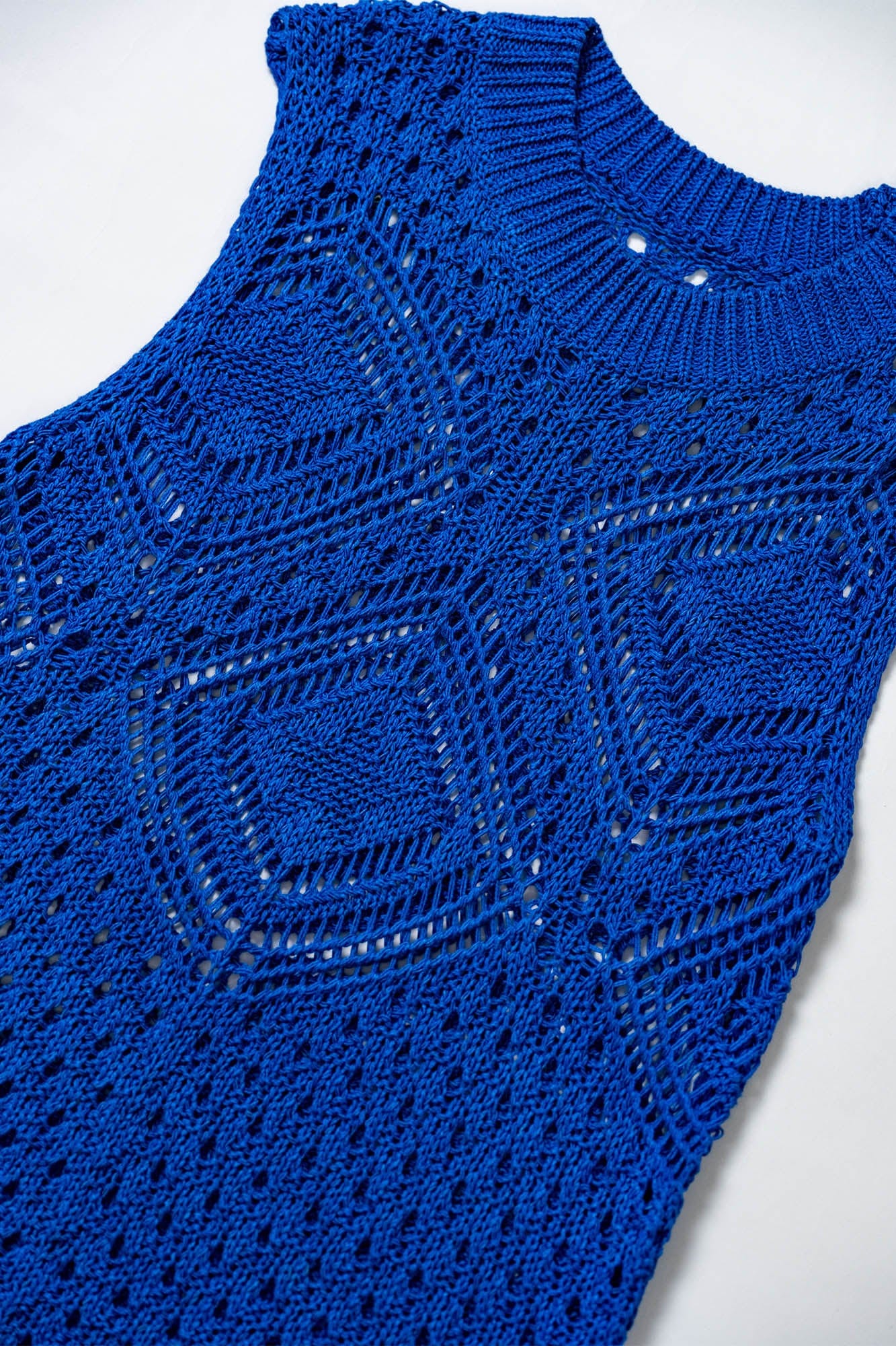 KADAKADA Geometric Crochet Vest, premium urban and streetwear designers apparel on PROJECTISR.com, KADAKADA