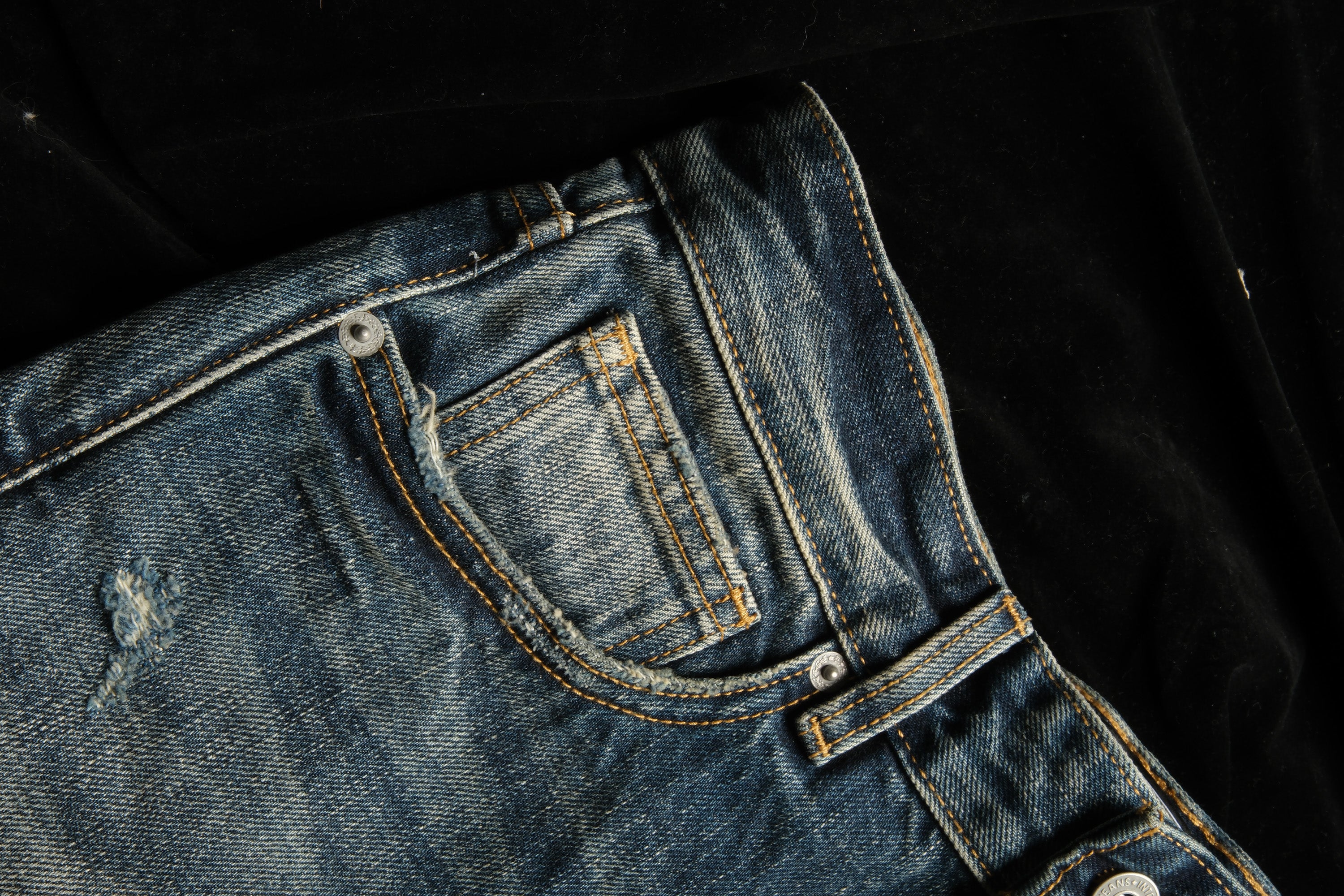 NEIGBORL Washed Distressed Flared Jeans, premium urban and streetwear designers apparel on PROJECTISR.com, NEIGBORL