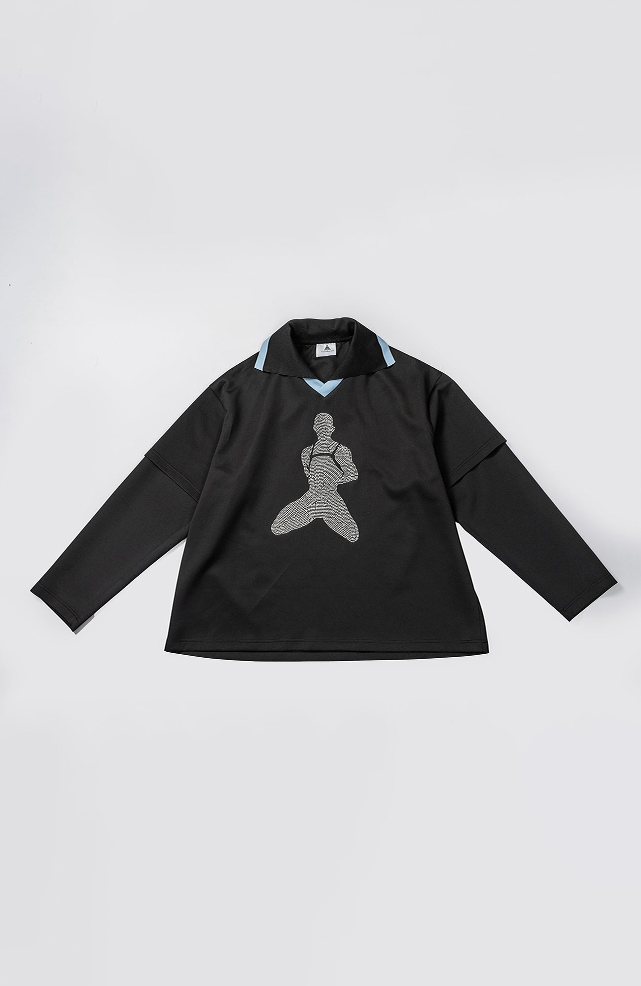 KADAKADA Diamond Graphic Layered Jersey