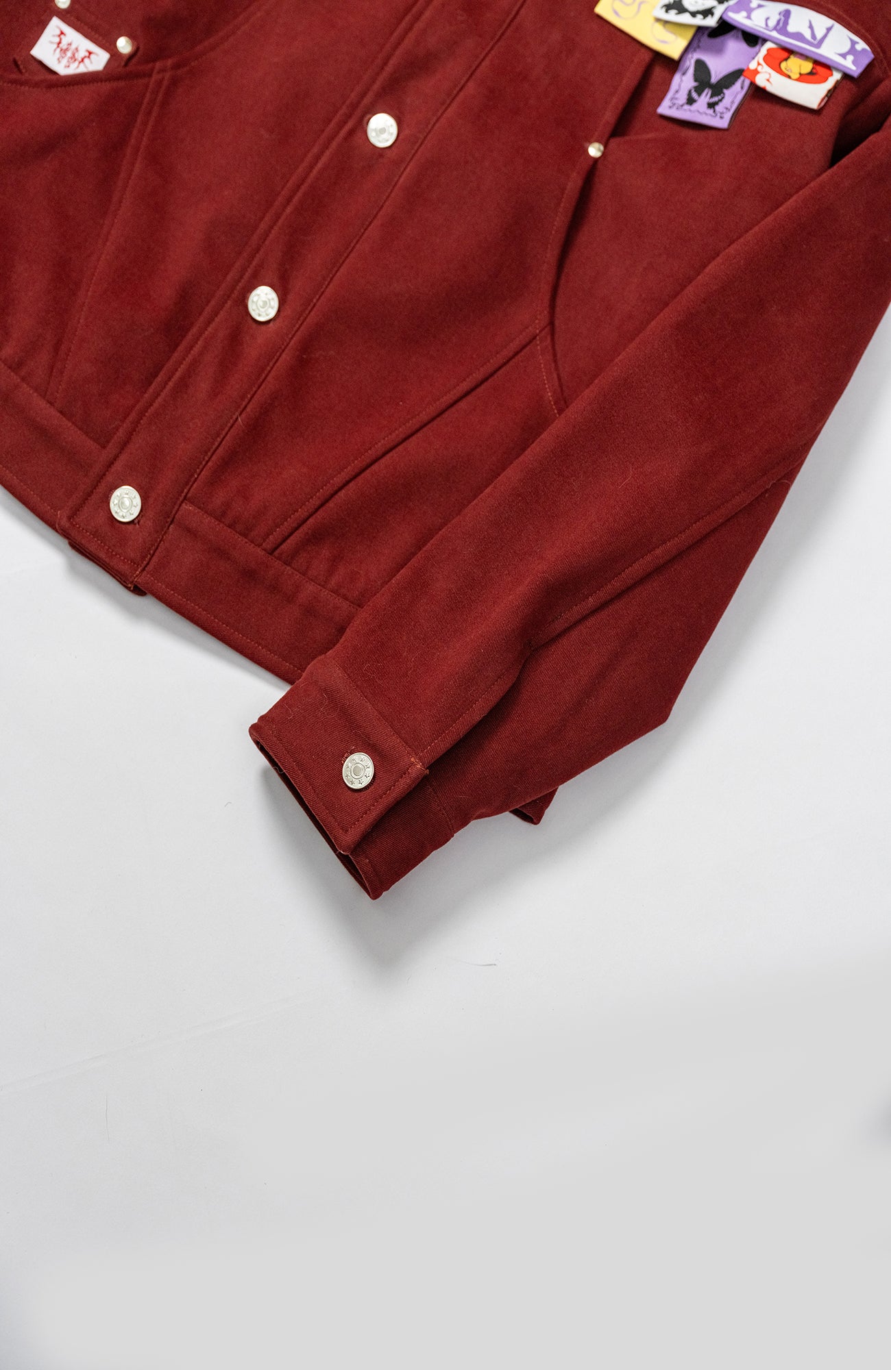 KADAKADA Layered Label Utility Jacket