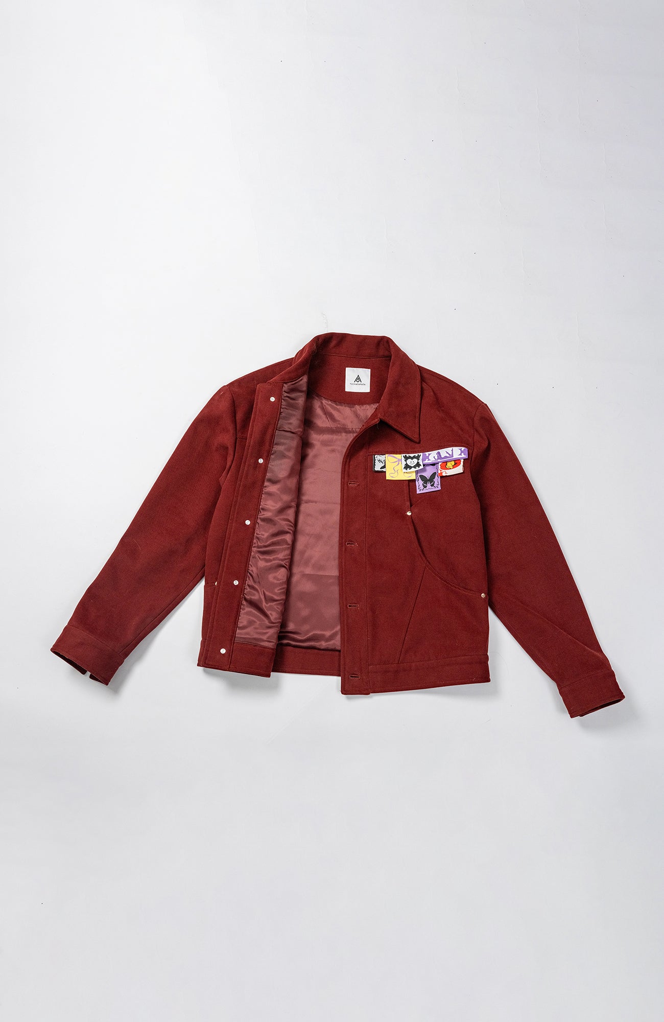 KADAKADA Layered Label Utility Jacket