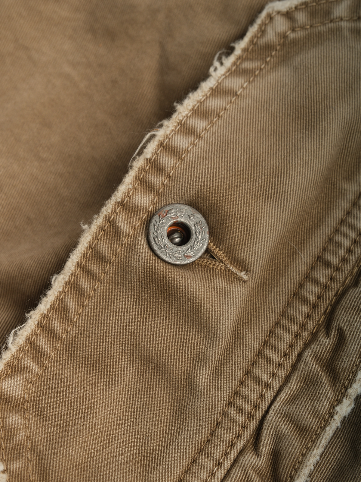 NEIGBORL Retro Washed Pleated Straight-Leg Pants