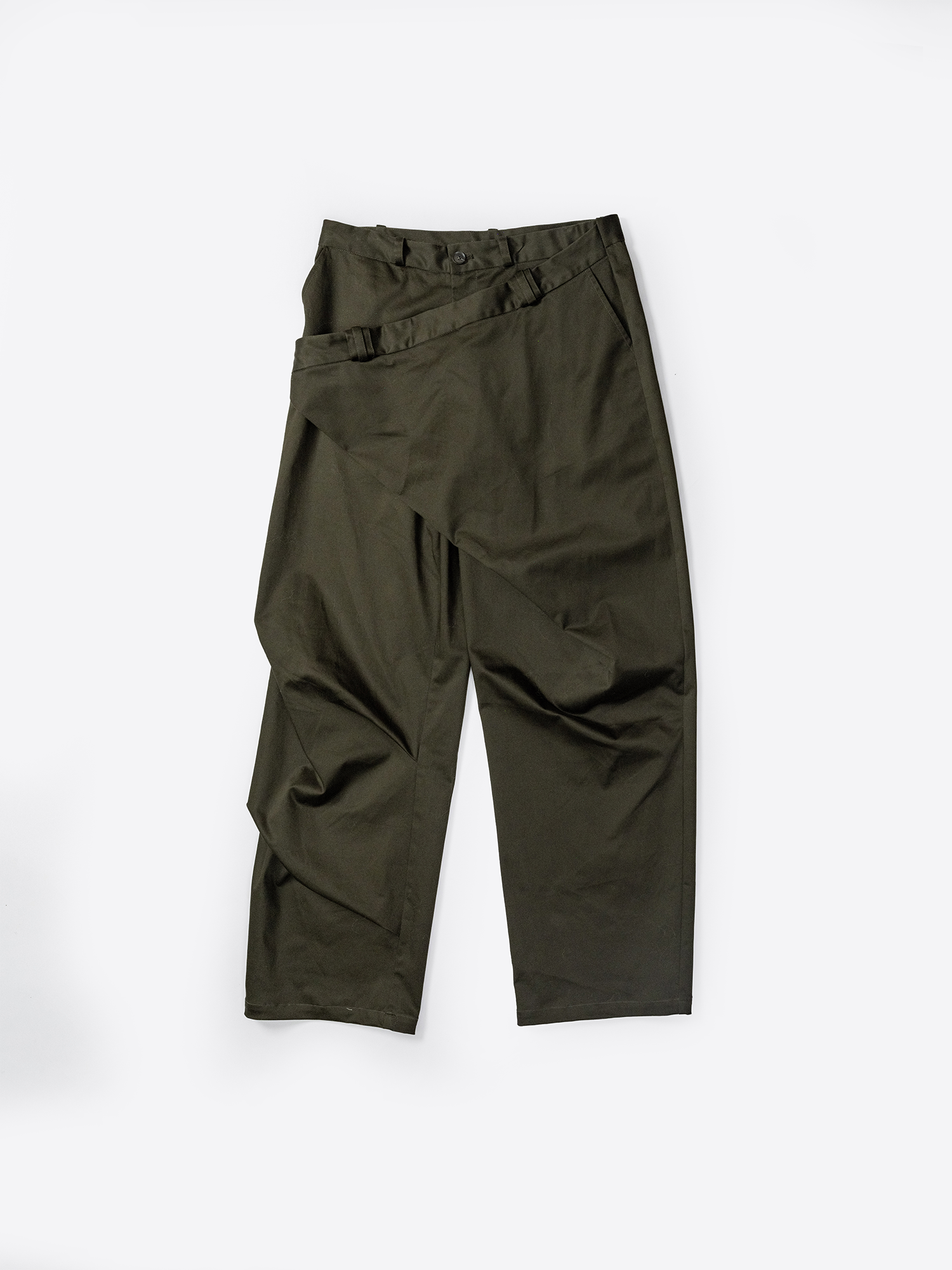 KADAKADA Deconstructed Apron-Wrap Trousers