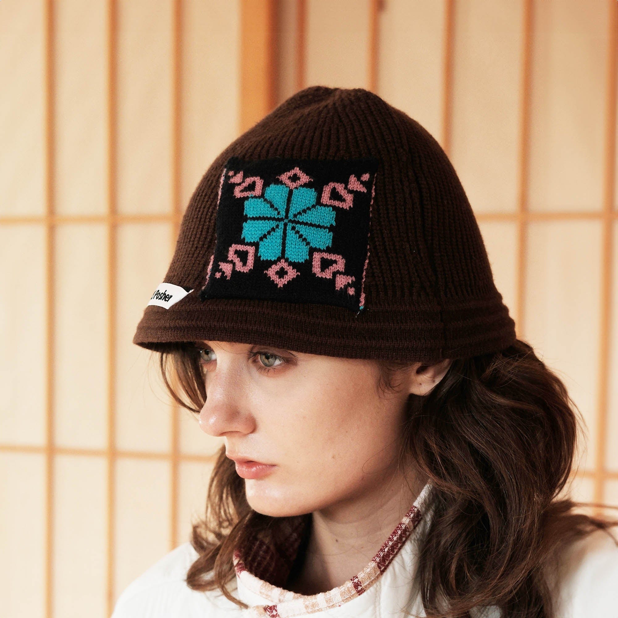 MIICHOUS Edelweiss Knitted Bucket Hat, premium urban and streetwear designers apparel on PROJECTISR.com, Miichous