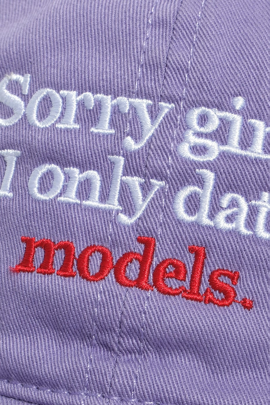 WCC Sorry Girls I Only Date Models Hat, premium urban and streetwear designers apparel on PROJECTISR.com, WCC