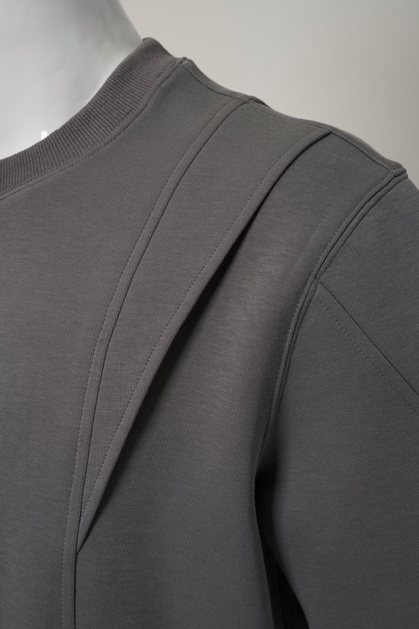 CATSSTAC Structured Paneled Pocket T-Shirt, premium urban and streetwear designers apparel on PROJECTISR.com, CATSSTAC