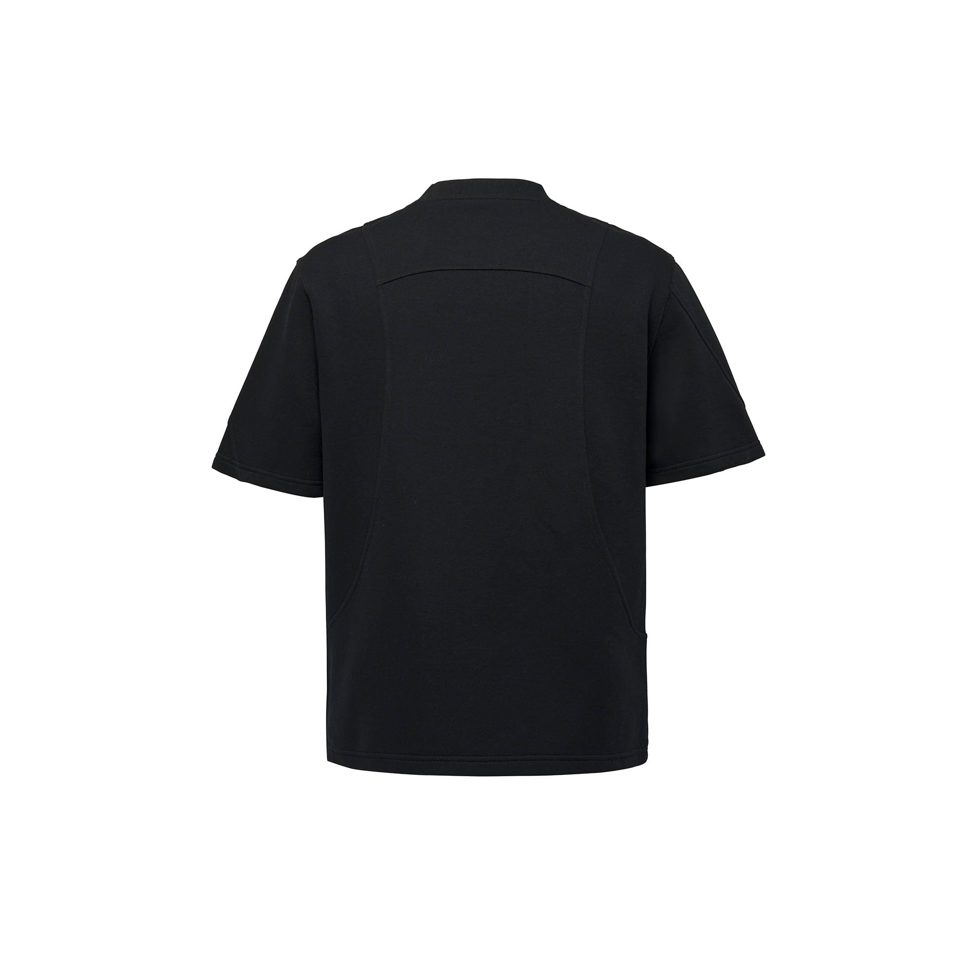 CATSSTAC Structured Paneled Pocket T-Shirt, premium urban and streetwear designers apparel on PROJECTISR.com, CATSSTAC