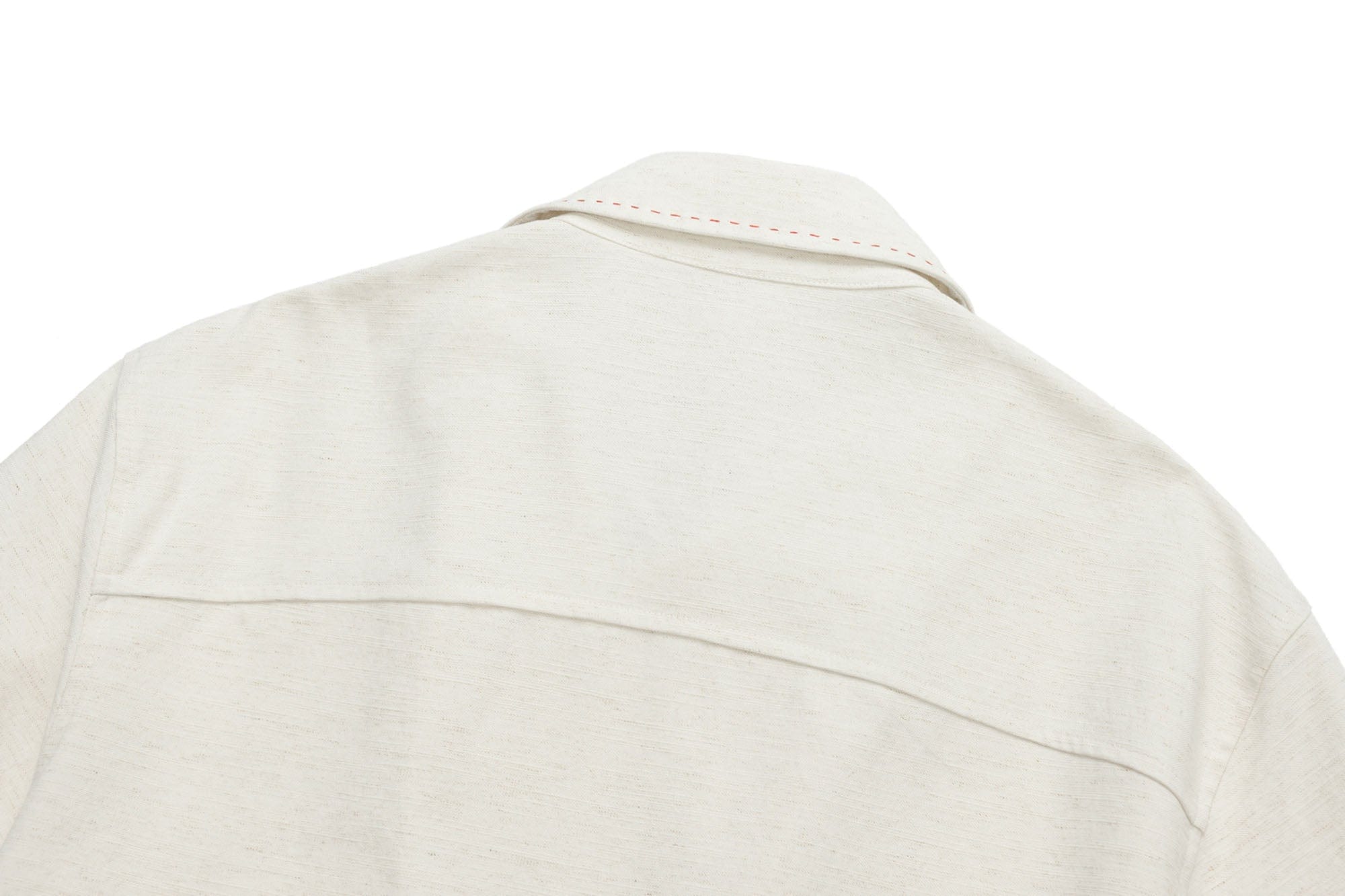 OKAYTHXBYE Faux-Layer Stitch Half Shirt, premium urban and streetwear designers apparel on PROJECTISR.com, OKAYTHXBYE