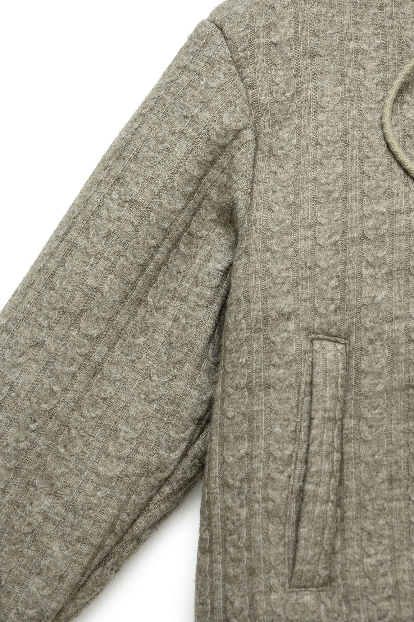 OKAYTHXBYE Wool-Filled Hooded Bomber Jacket