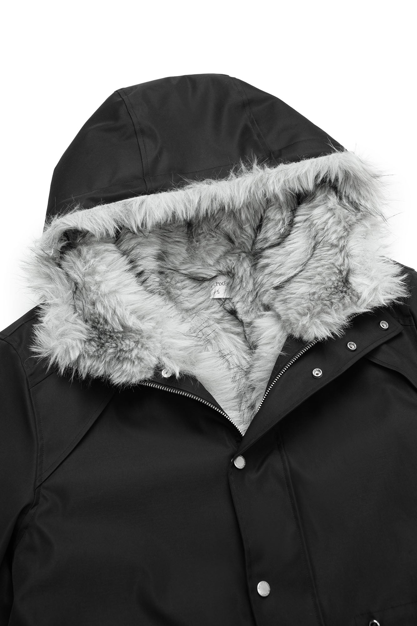 OKAYTHXBYE Faux Fur Lined Oversized Parka