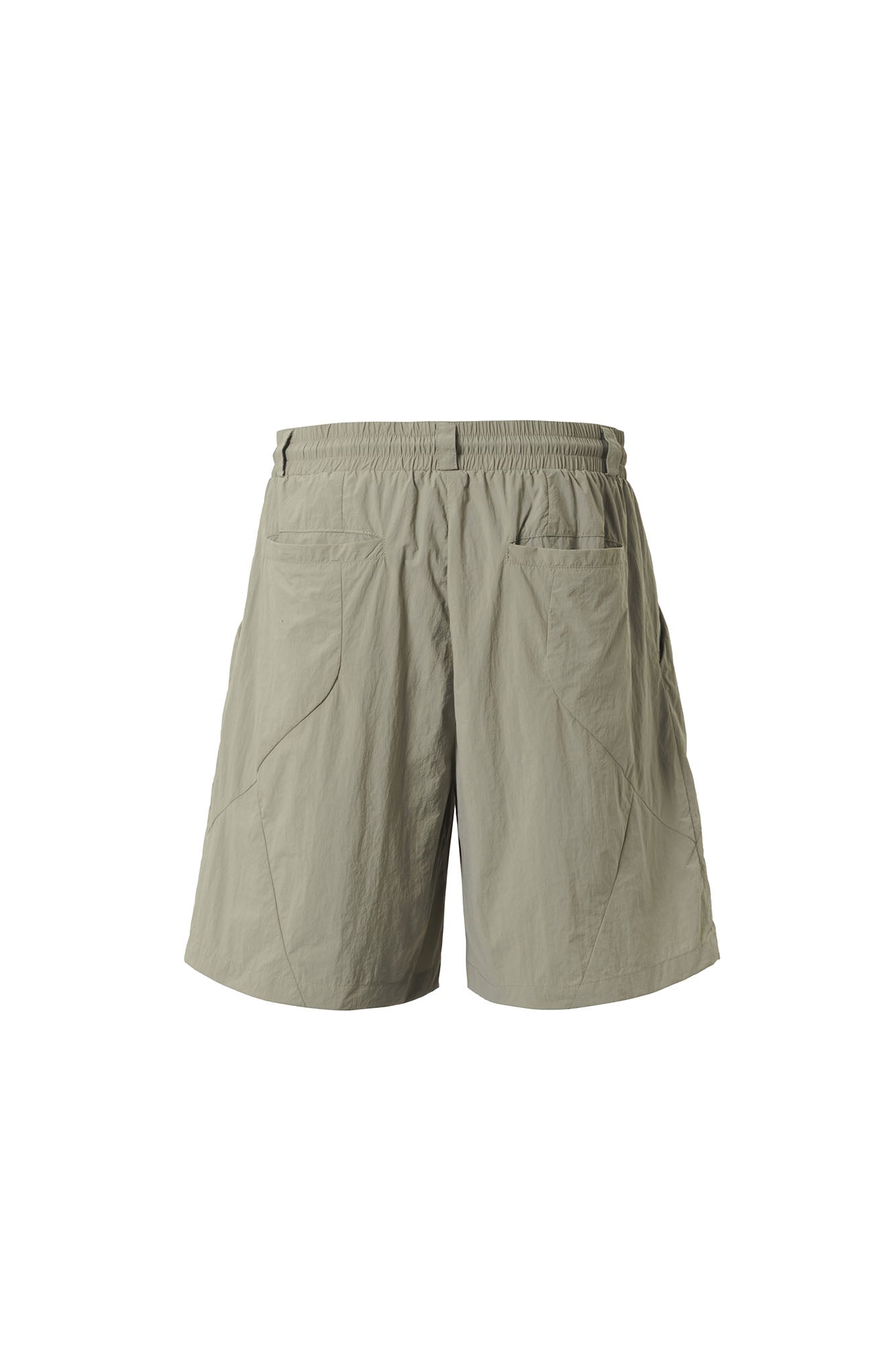 CATSSTAC Utility Crinkled Zip-Pocket Shorts, premium urban and streetwear designers apparel on PROJECTISR.com, CATSSTAC